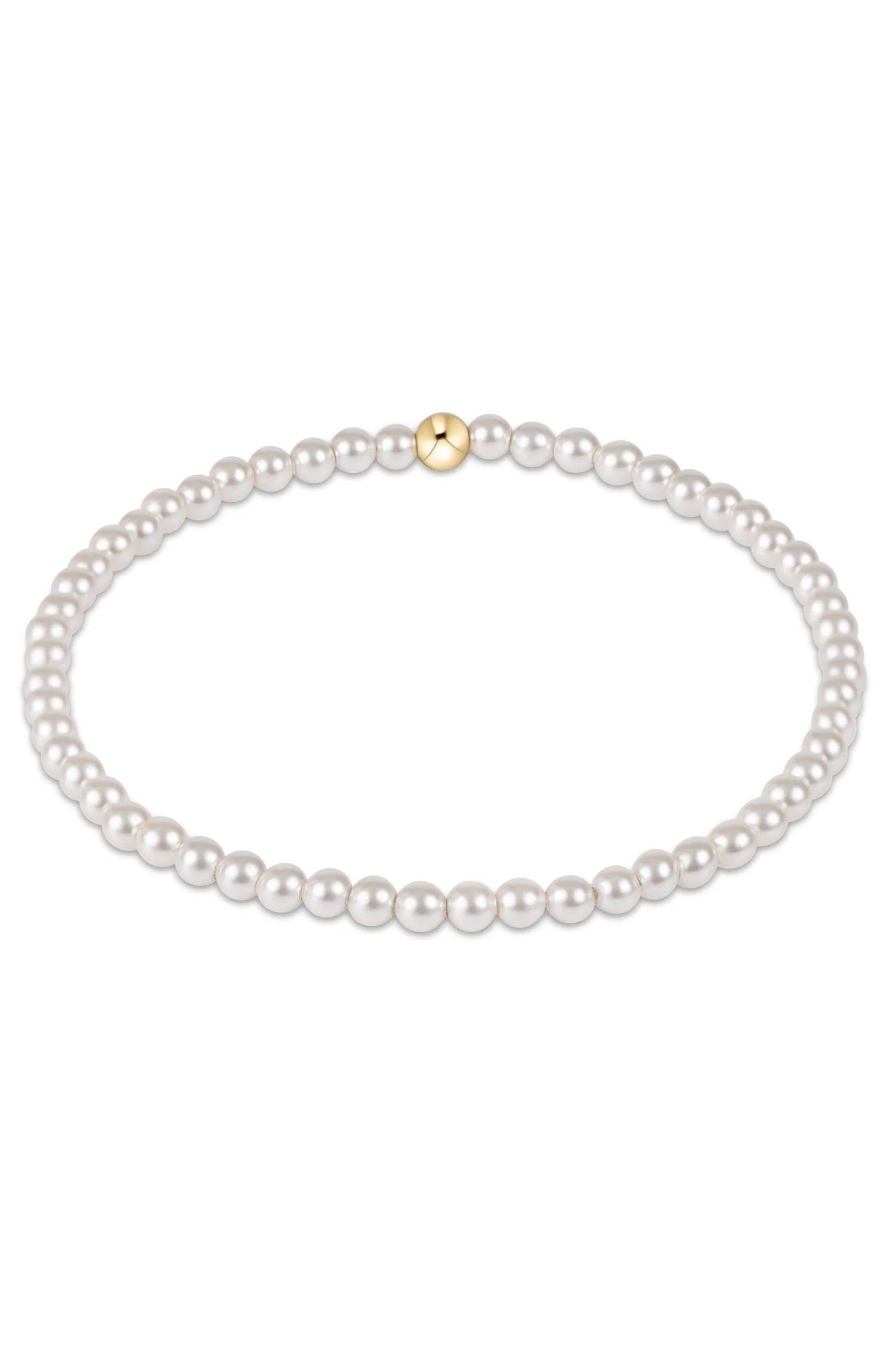 Classic Pearl 3mm Bead Bracelet