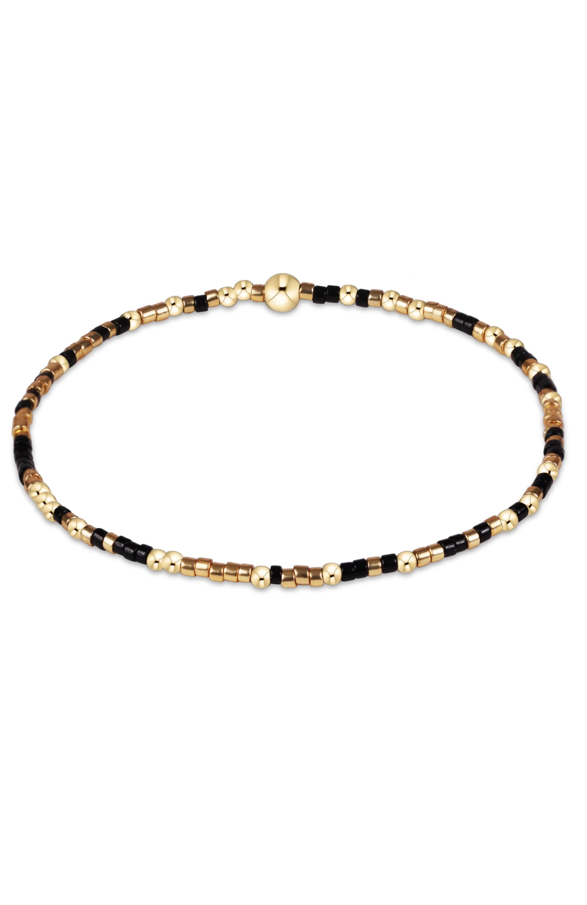 EXTENDS GAMEDAY HOPE UNWRITTEN BRACELET - GOLD LUSTER - BLACK