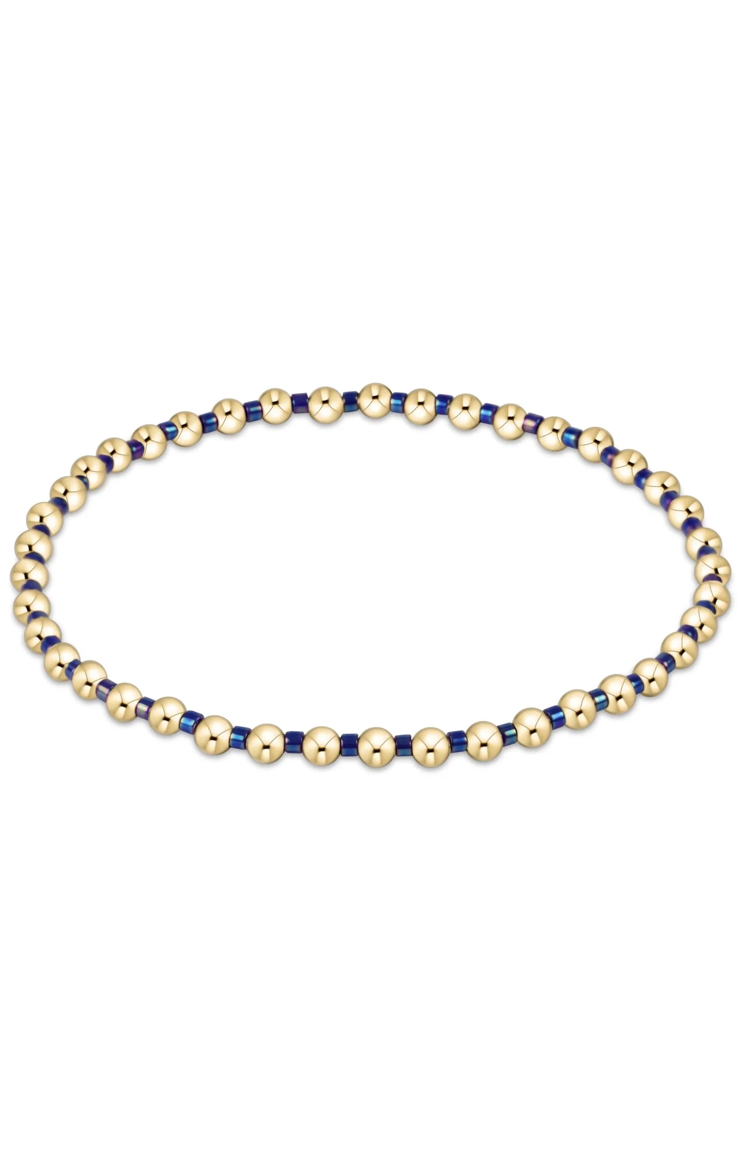 Hope Grateful Bracelet - Blue Metallic