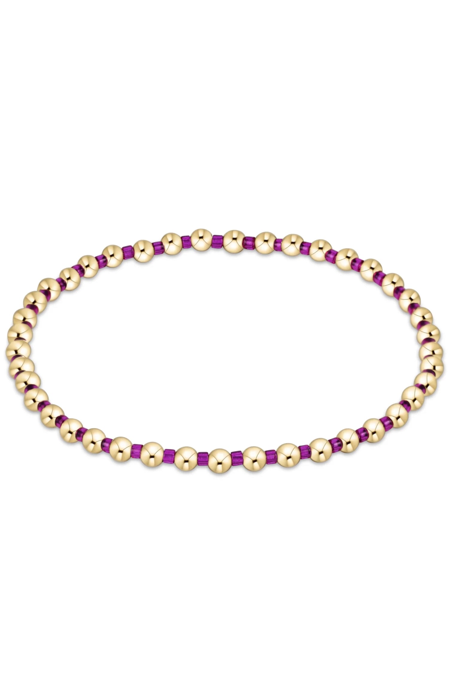 Hope Grateful Bracelet - Fuchsia