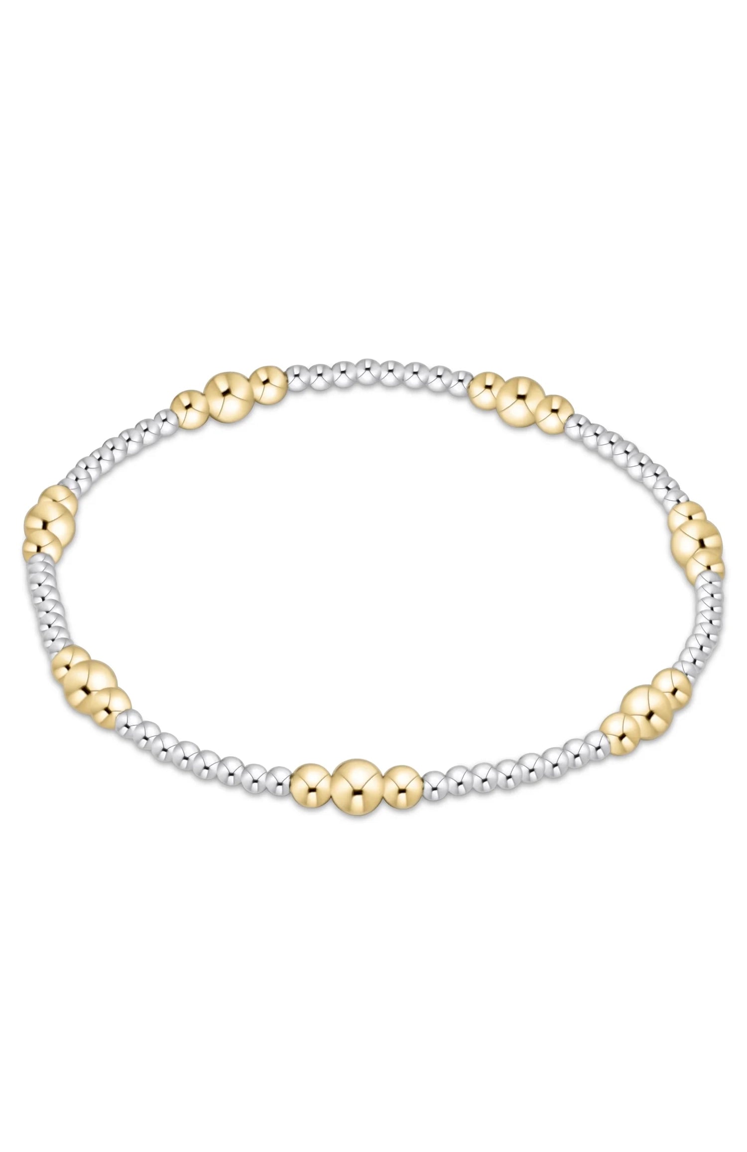 Purpose Gold 4mm Bead Bracelet - Mixed Metal
