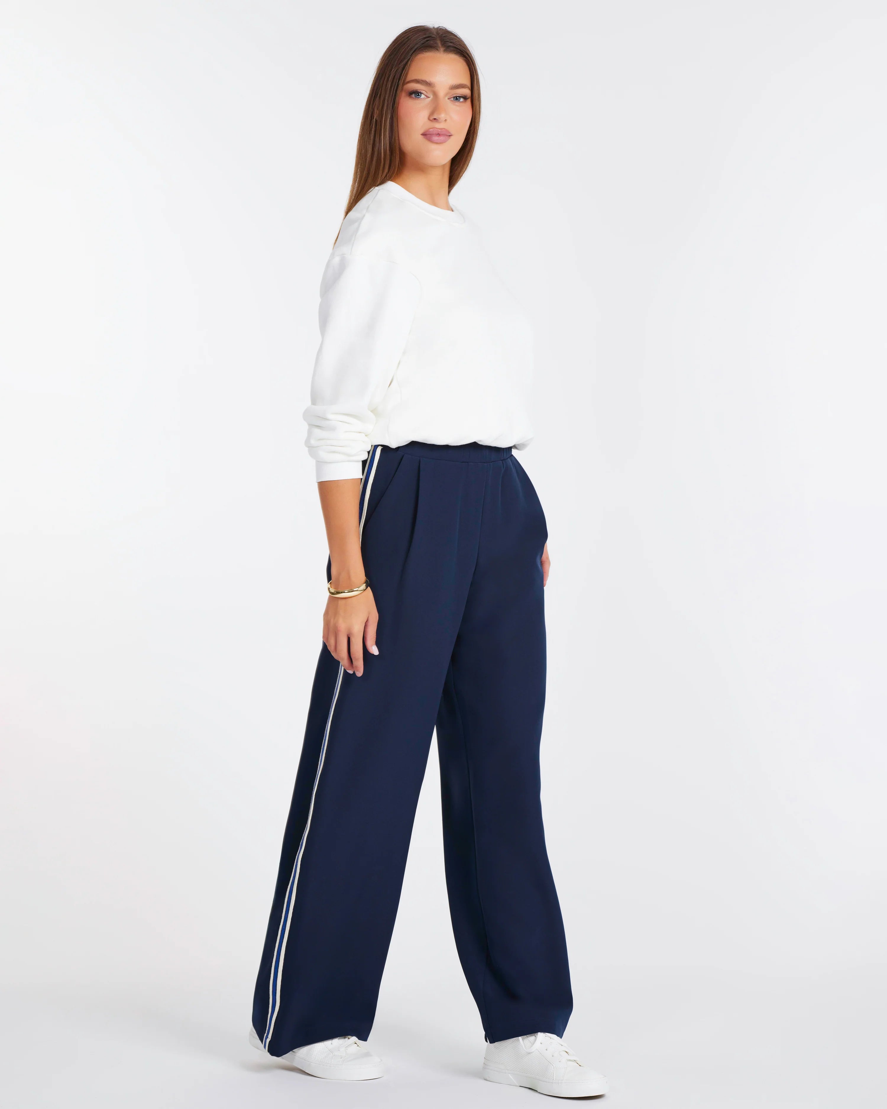 Cozy Bubble Hem Sweatshirt