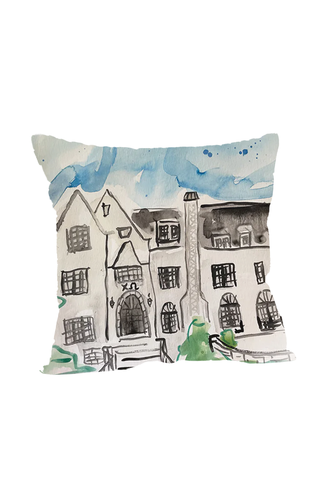 Chi Omega House Pillow
