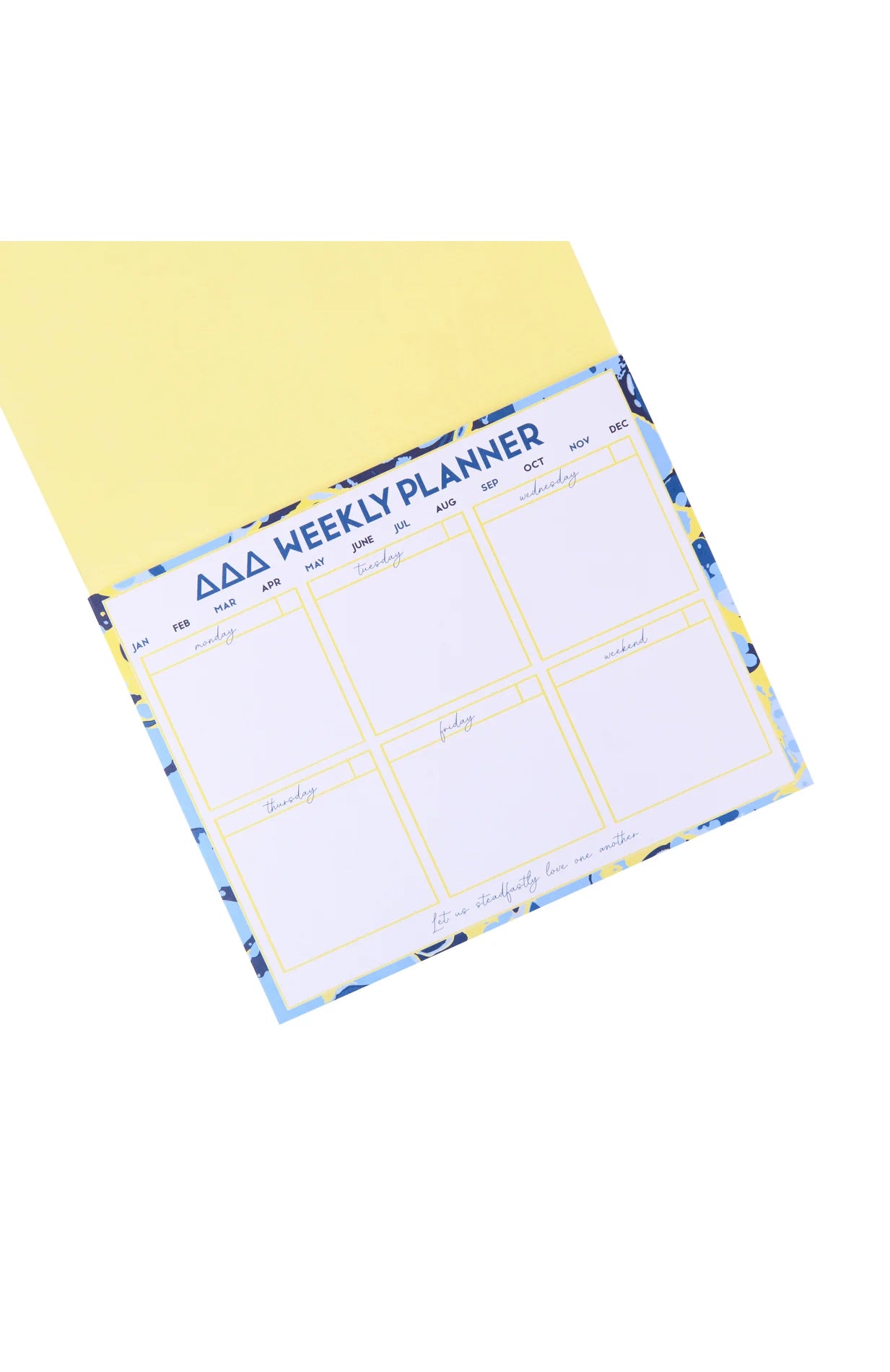 Sorority Desk Planner - Delta Delta Delta