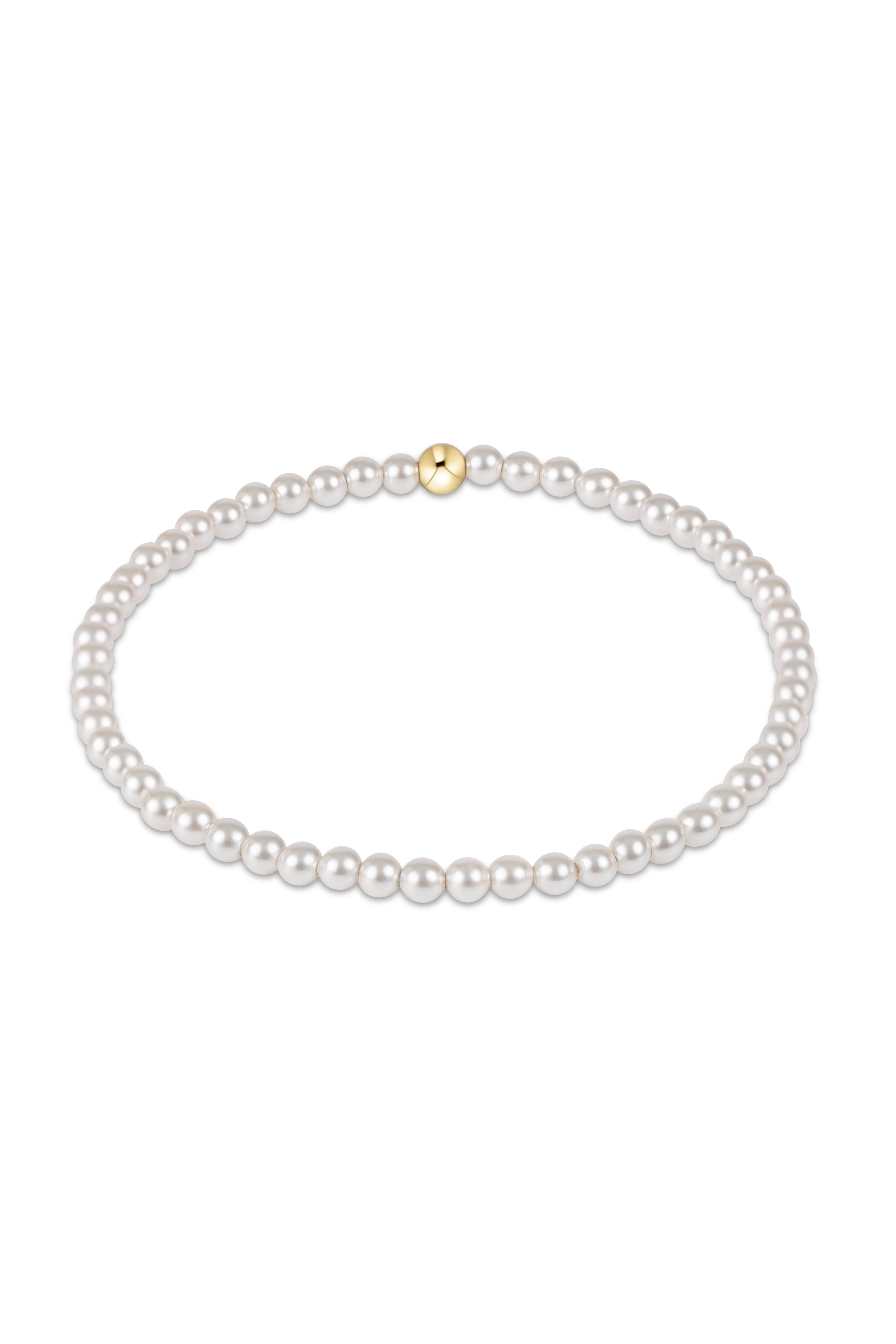egirl Classic Pearl 3mm Bead Bracelet