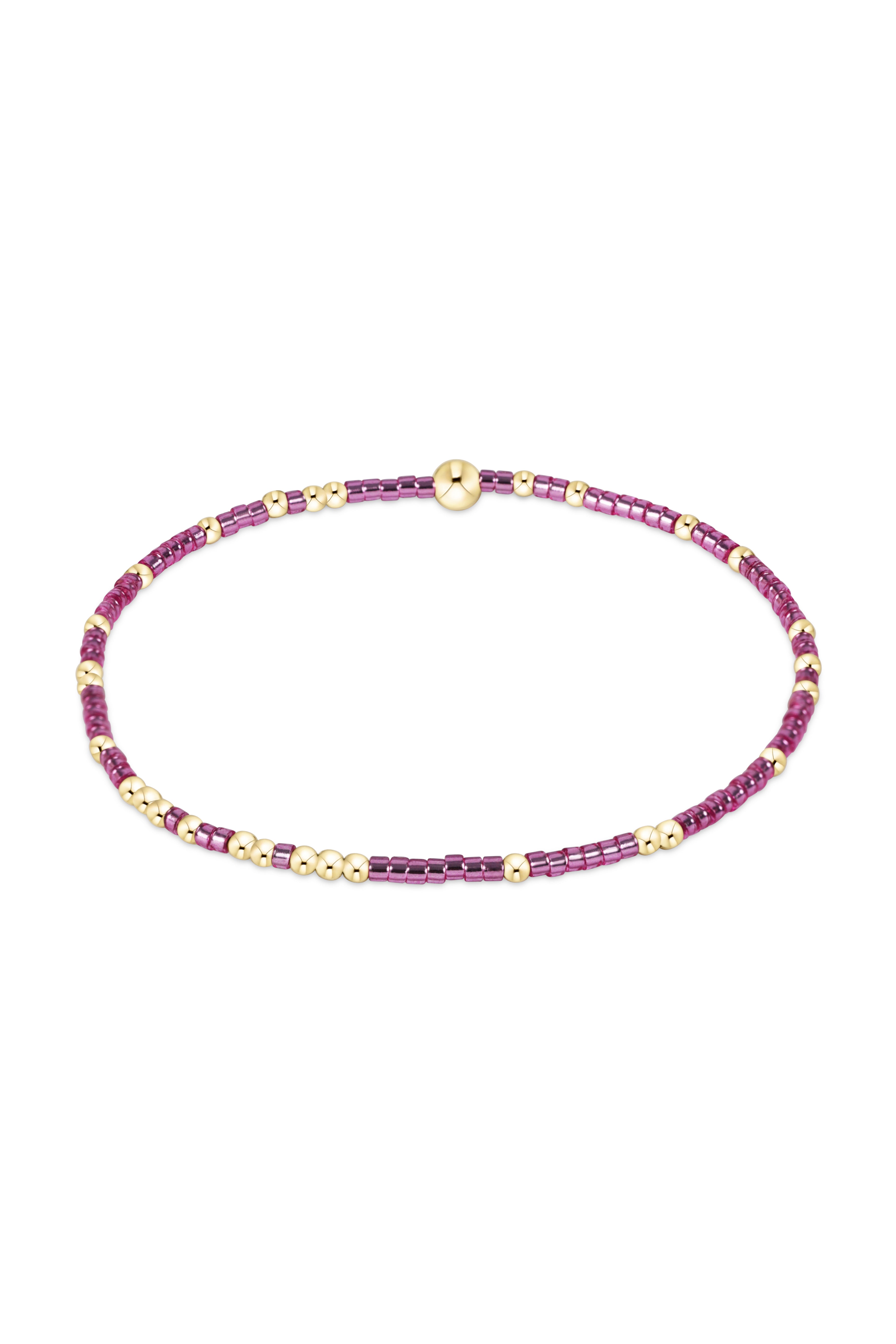 egirl Hope Unwritten Bracelet - Pink Metallic