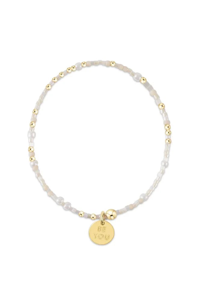 egirl Hope Unwritten Bracelet - Oh Snow You Didn't! Small Gold Disc