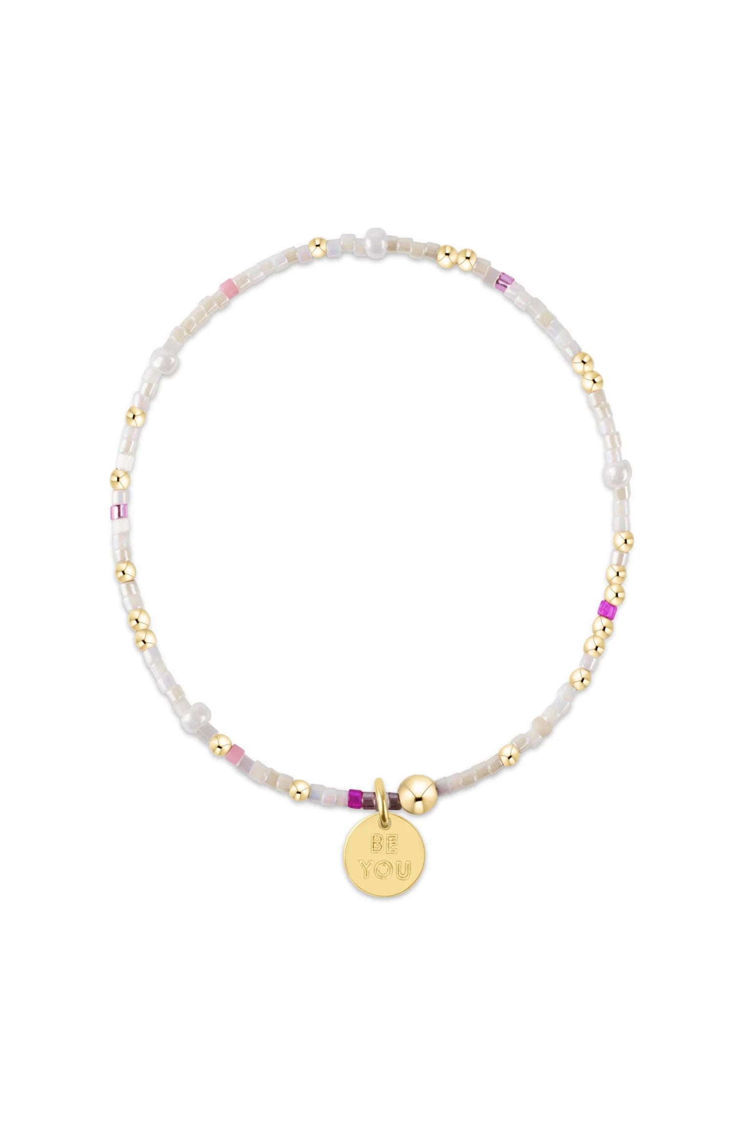 egirl Hope Unwritten Bracelet - With Sprinkles On Top Small Gold Disc