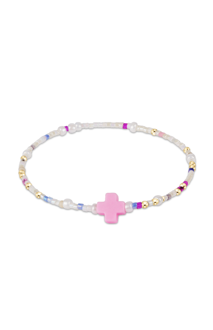 egirl Hope Unwritten Signature Cross Bracelet - With Sprinkles On Top