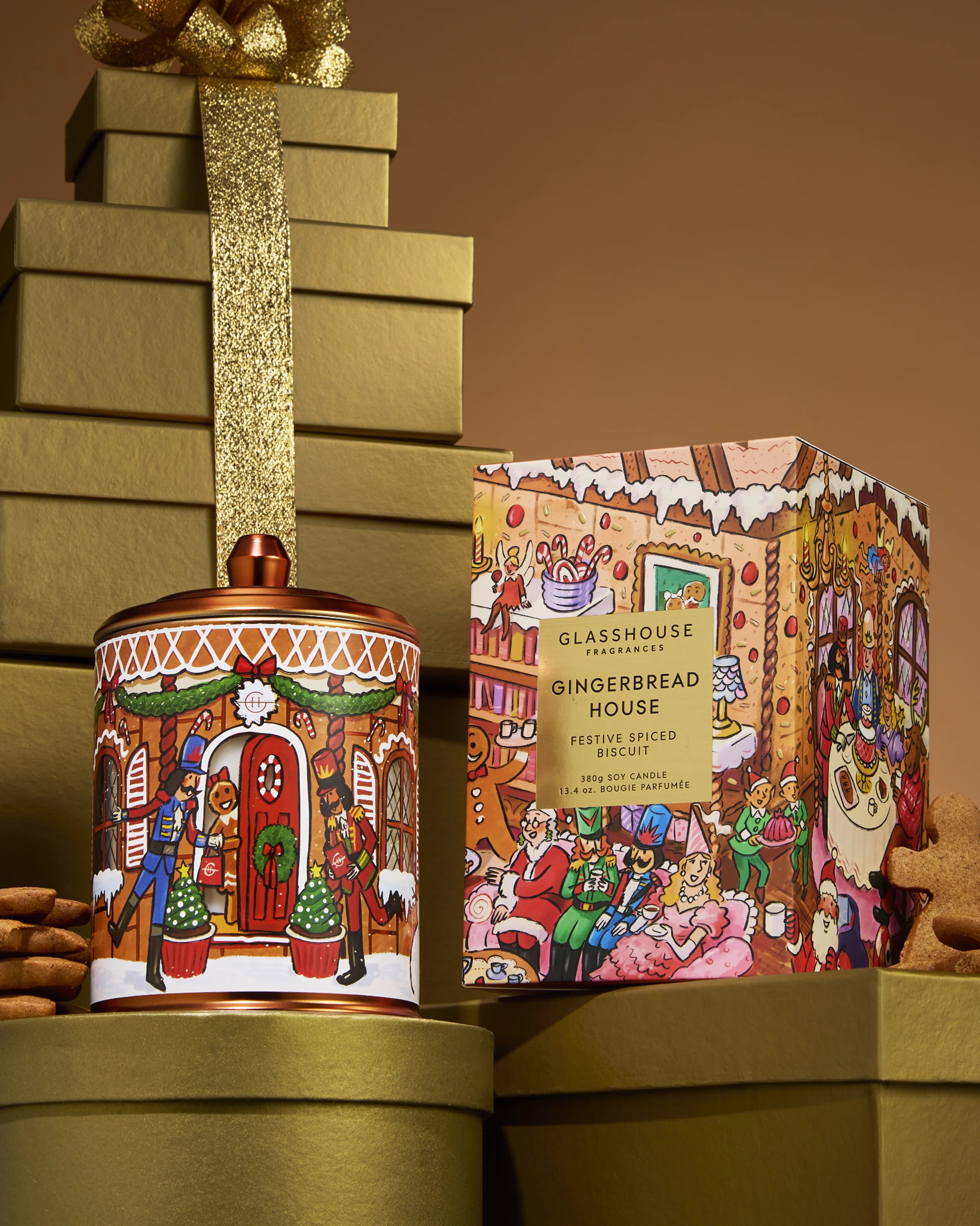 13.4 oz. Candle - Christmas - Gingerbread House