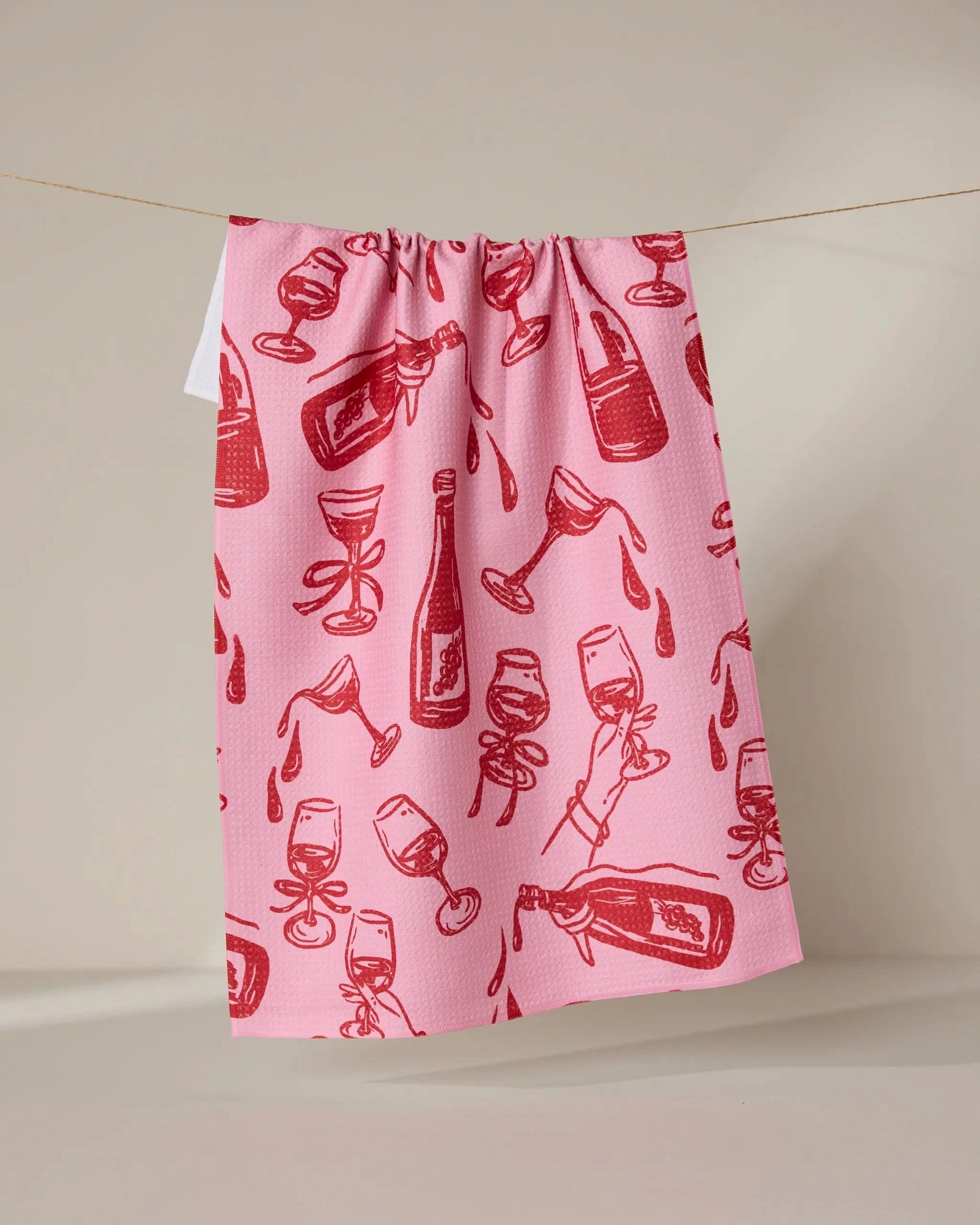 Wining and Dining Tea Towel