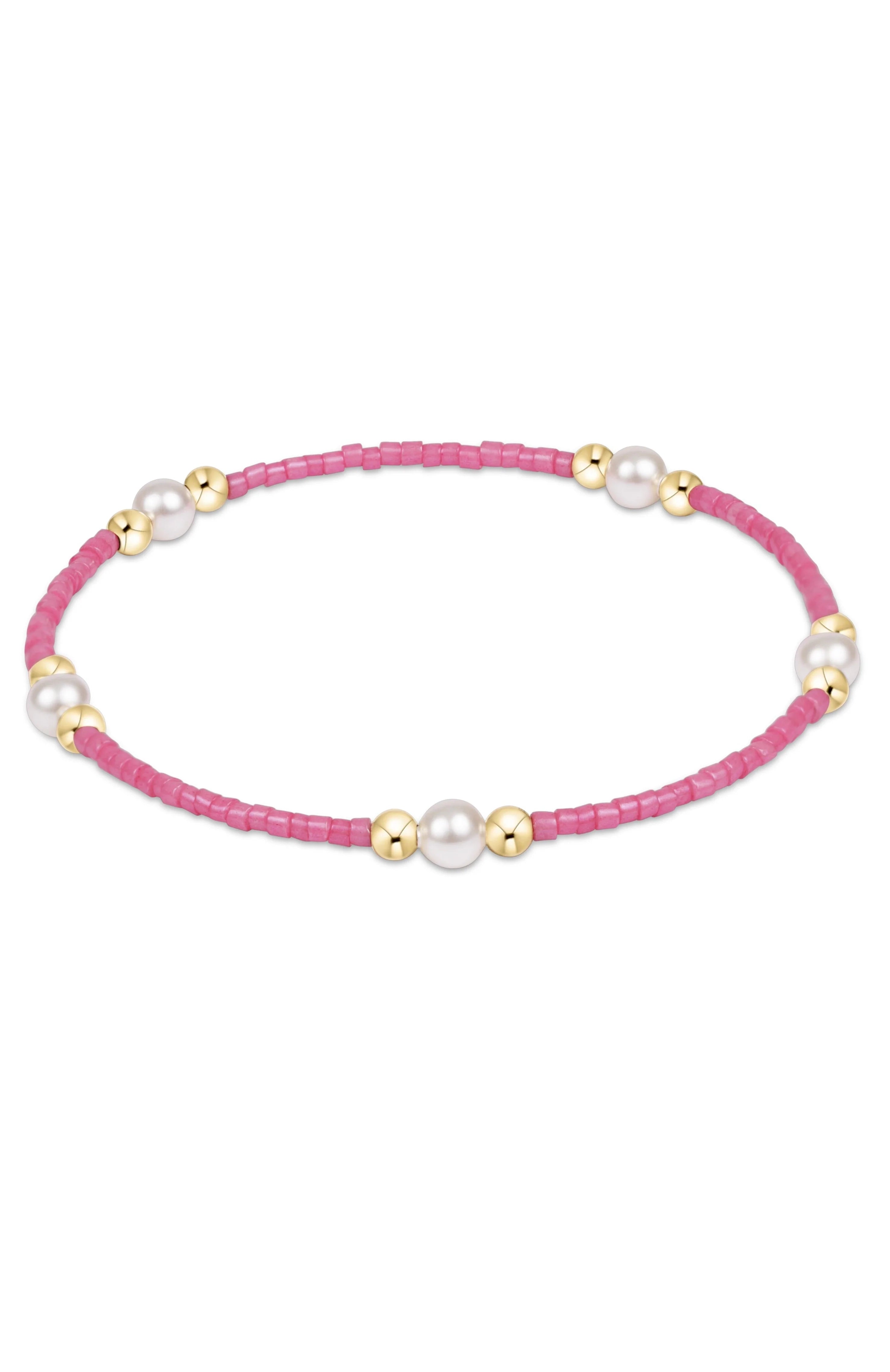 Hope Purpose Pearl Bracelet - Bubblegum