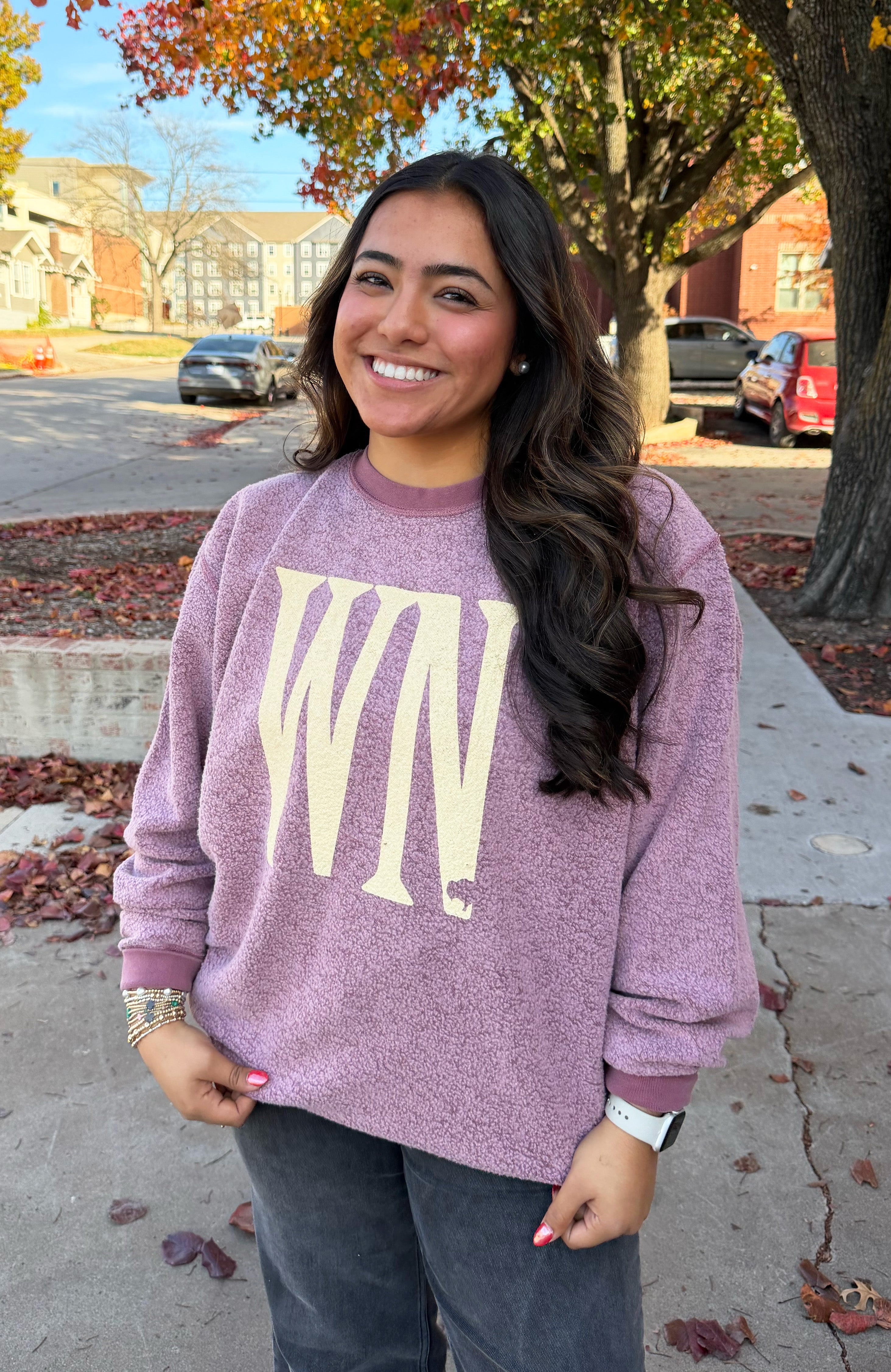 Wooden Nickel Holiday Reversible Sweatshirt