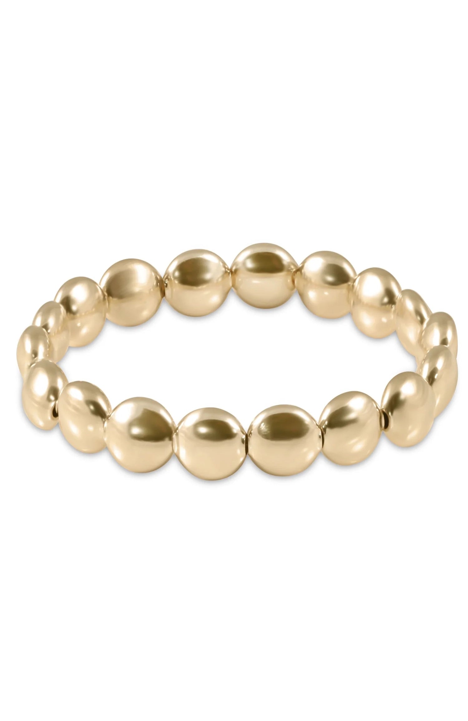 Honesty Gold 10mm Bead Bracelet