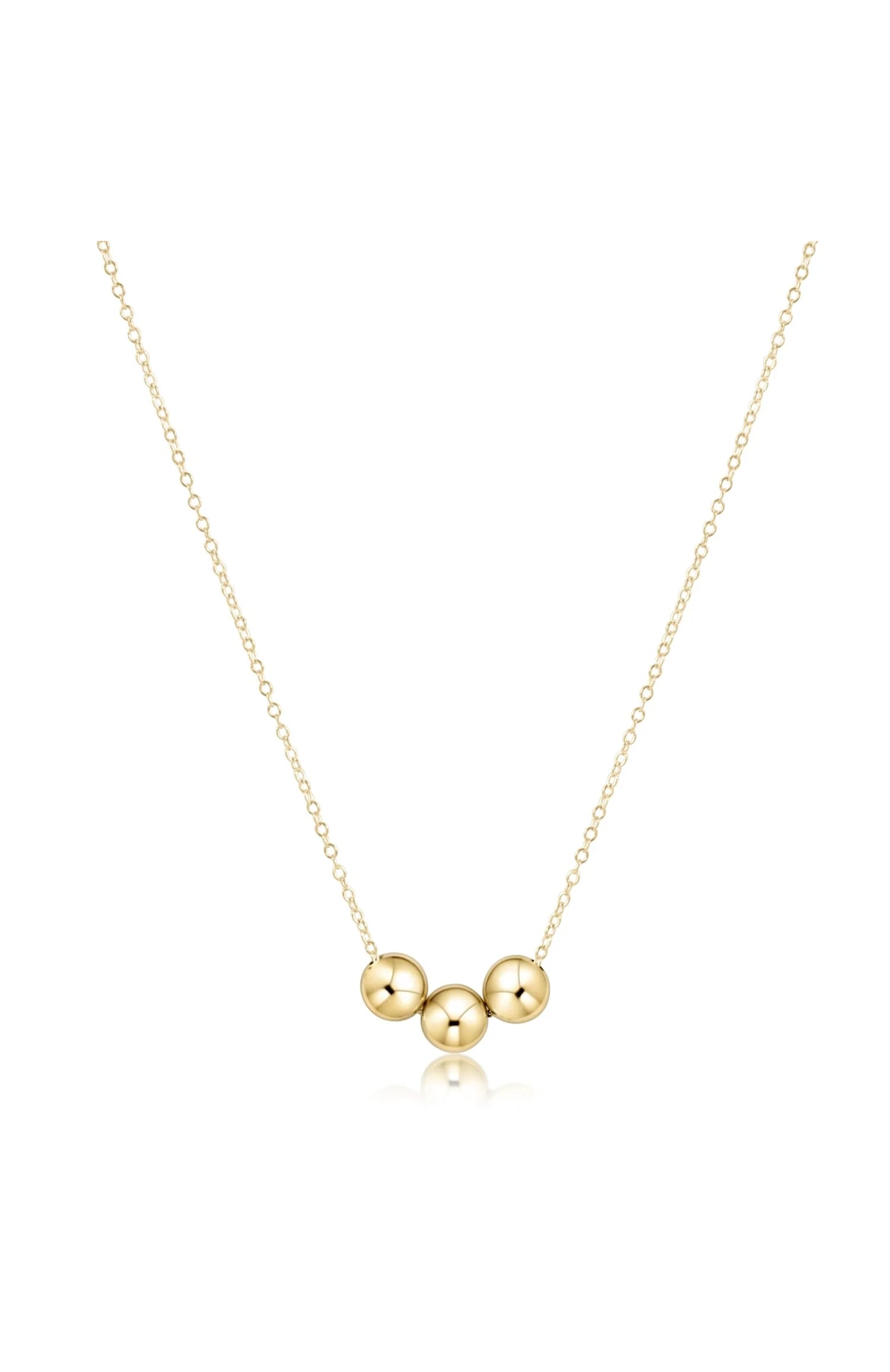 16" Necklace Gold - Joy 6mm