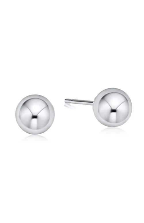 Classic Ball Stud - Sterling 10mm