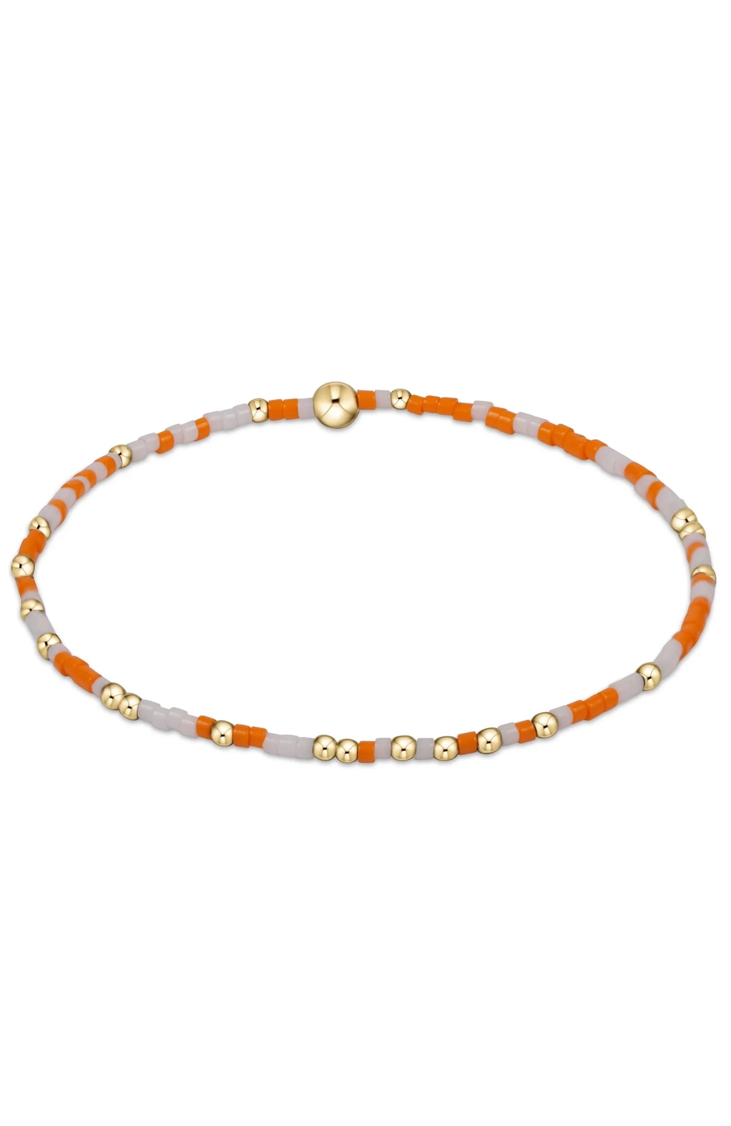 egirl Gameday Hope Unwritten Bracelet - Orange/White