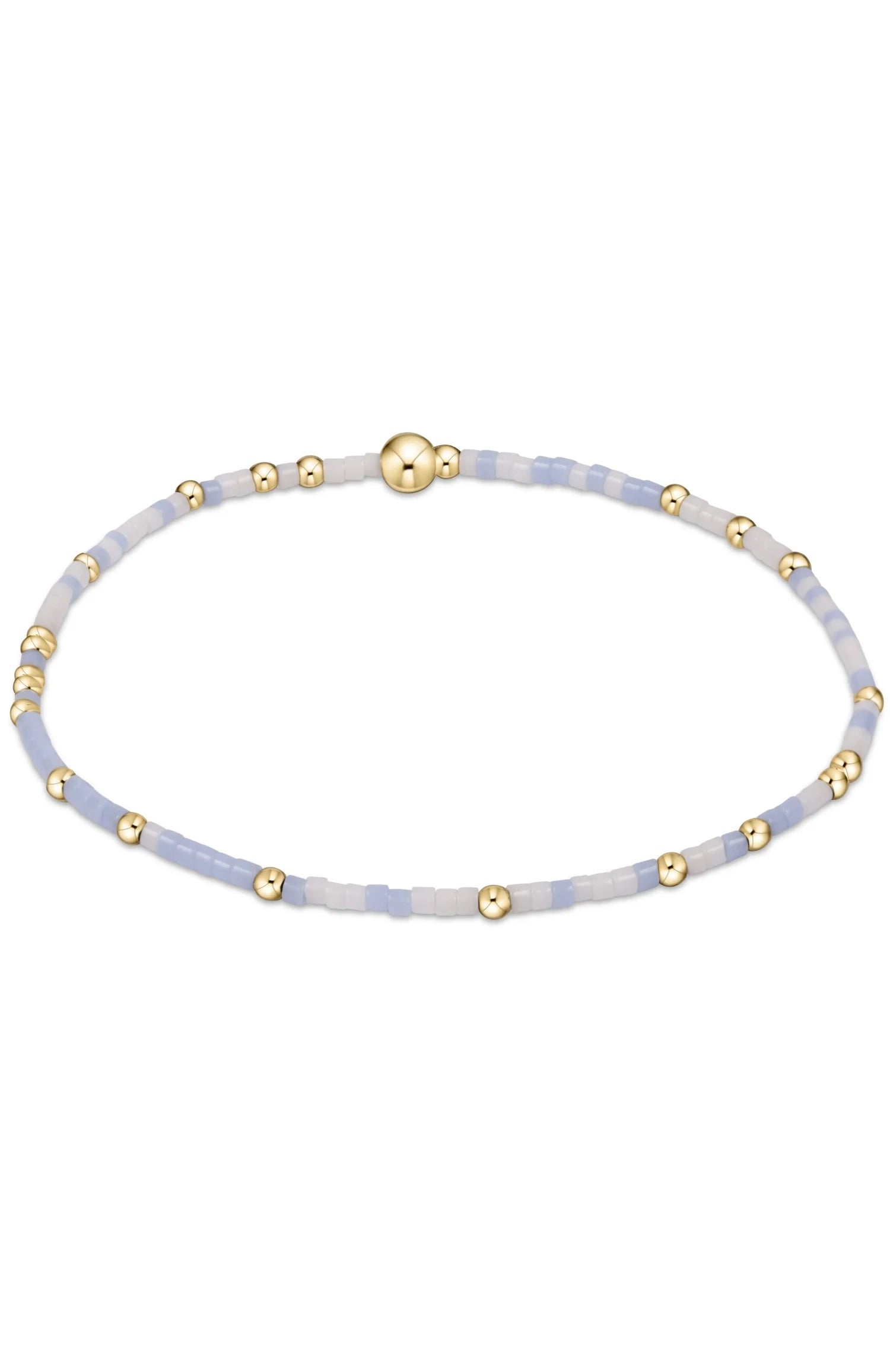 egirl Gameday Hope Unwritten Bracelet - Light Blue/White