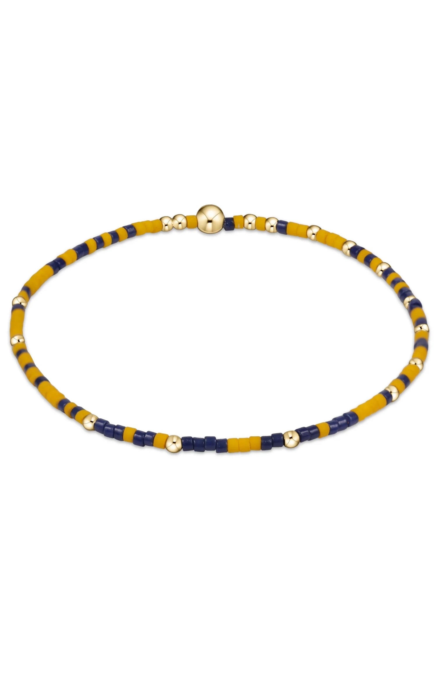 enewton Extends - Gameday Hope Unwritten Bracelet - Golden Yellow/Matte Navy