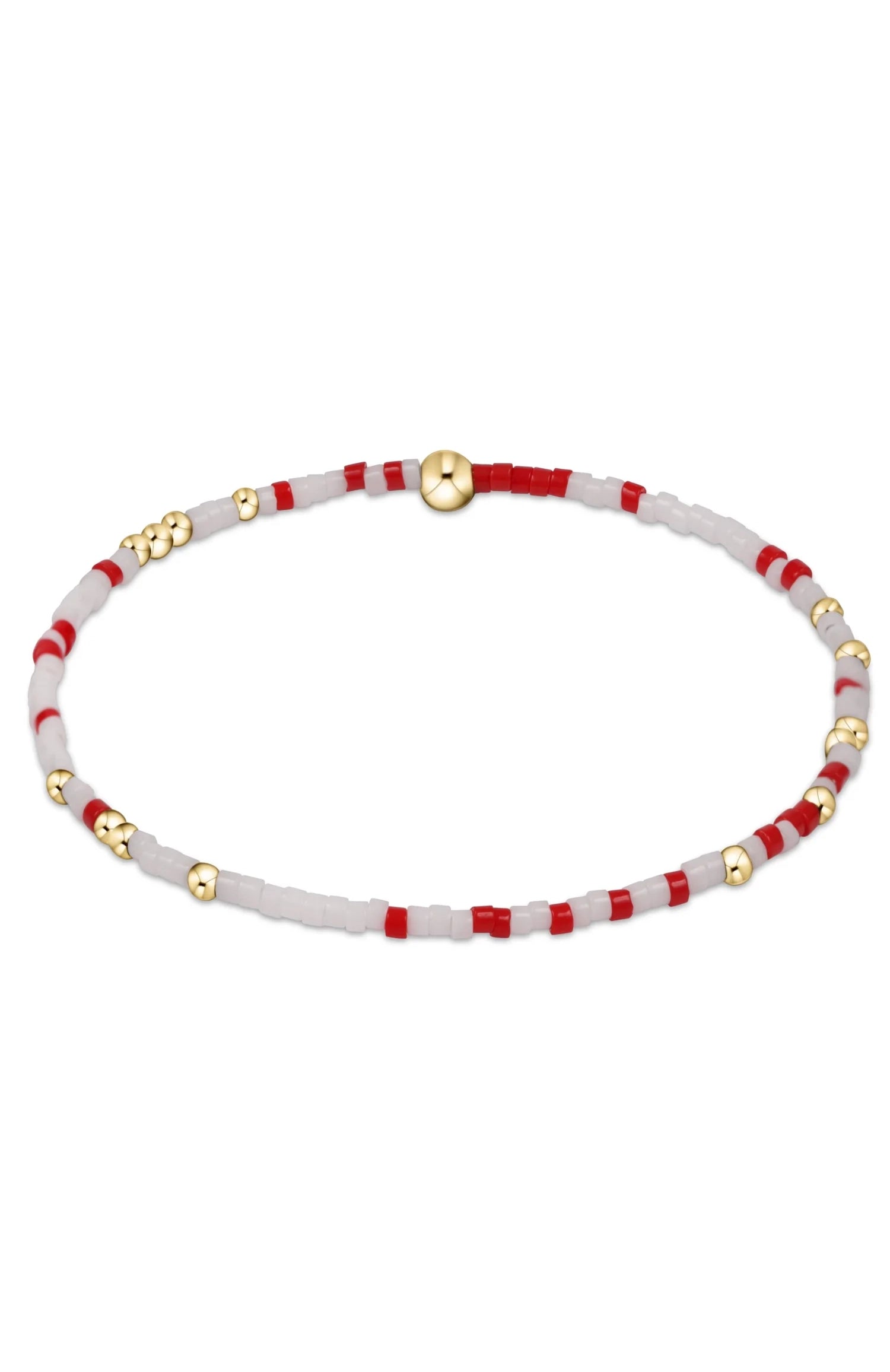 enewton Extends - Gameday Hope Unwritten Bracelet - Bright Red/White