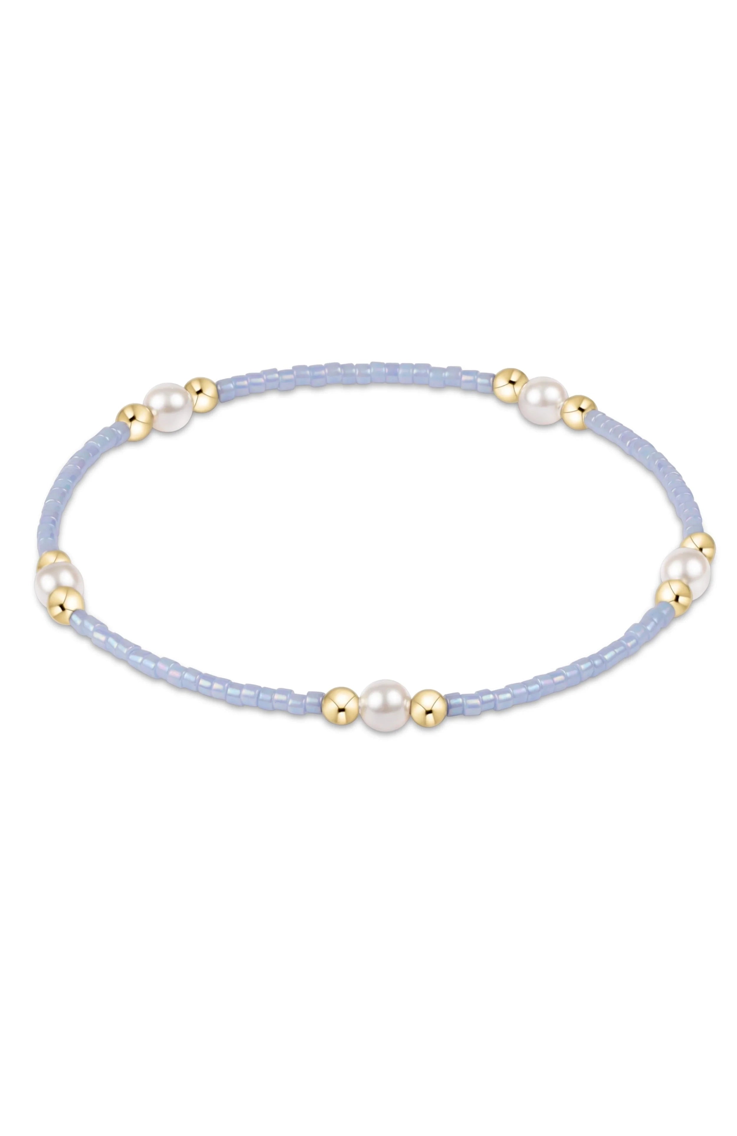Hope Purpose Pearl Bracelet - Ocean Mist