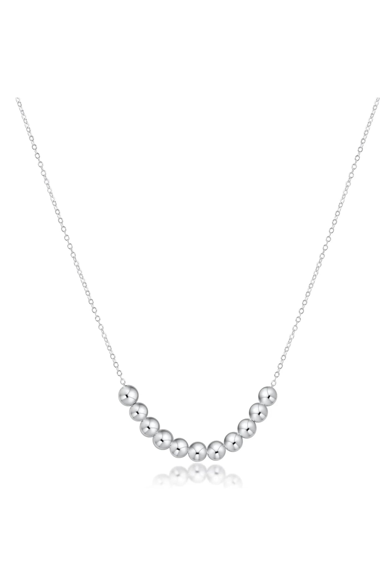 16" Necklace Sterling - Beaded Bliss Sterling
