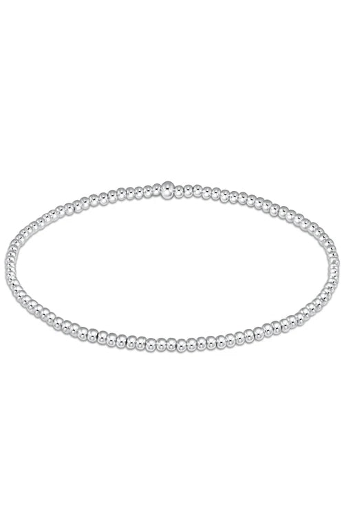 CLASSIC STERLING 2MM BEAD BRACELET