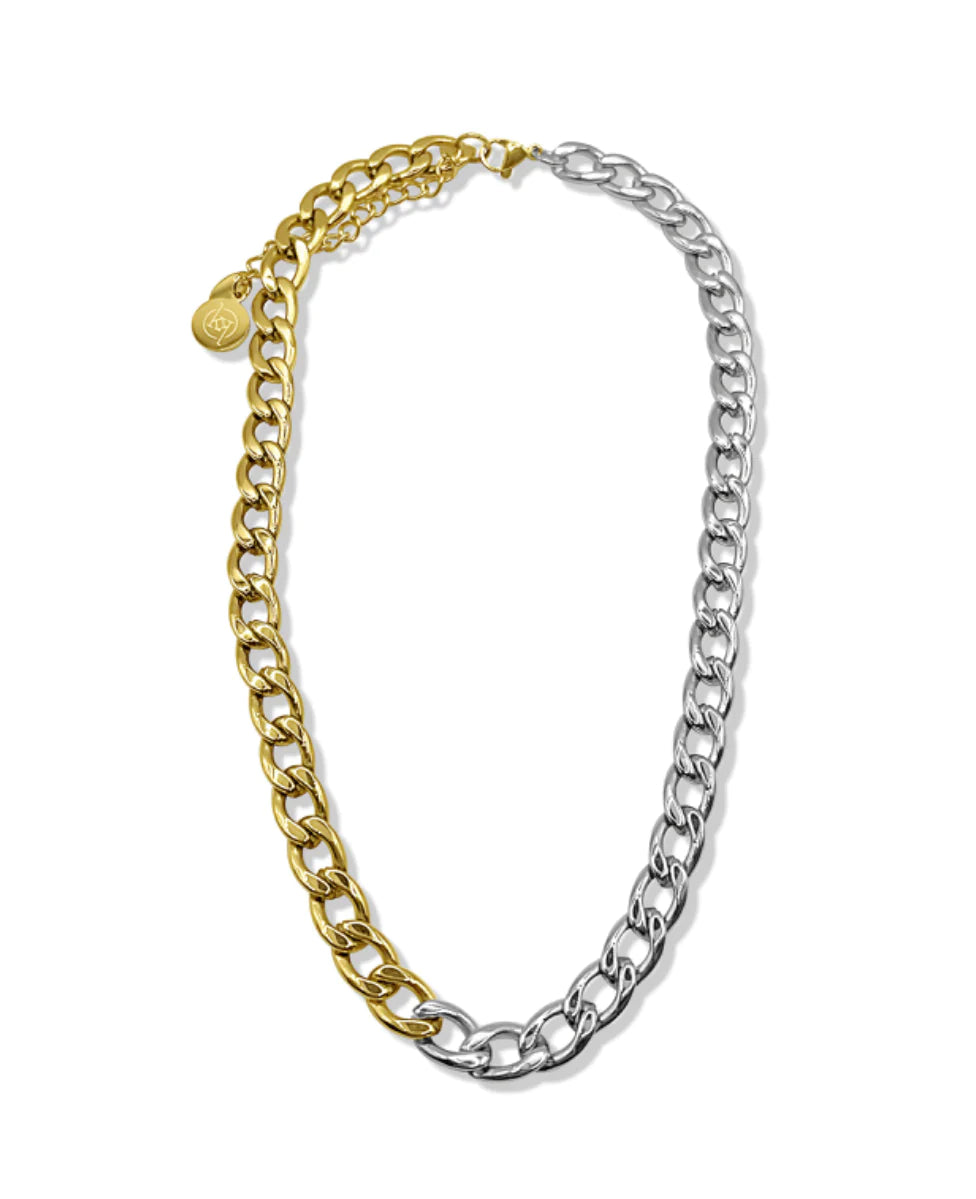 Ava Two Tone Necklace