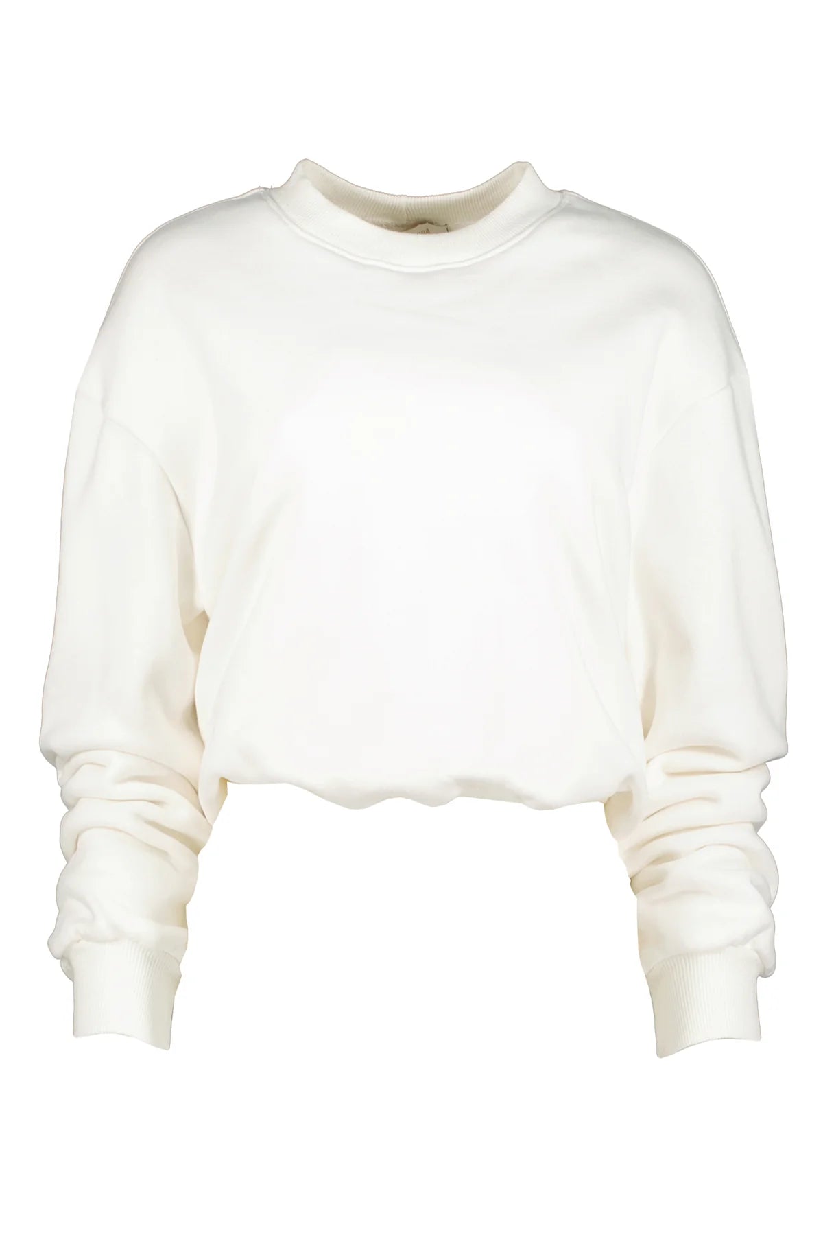 Cozy Bubble Hem Sweatshirt