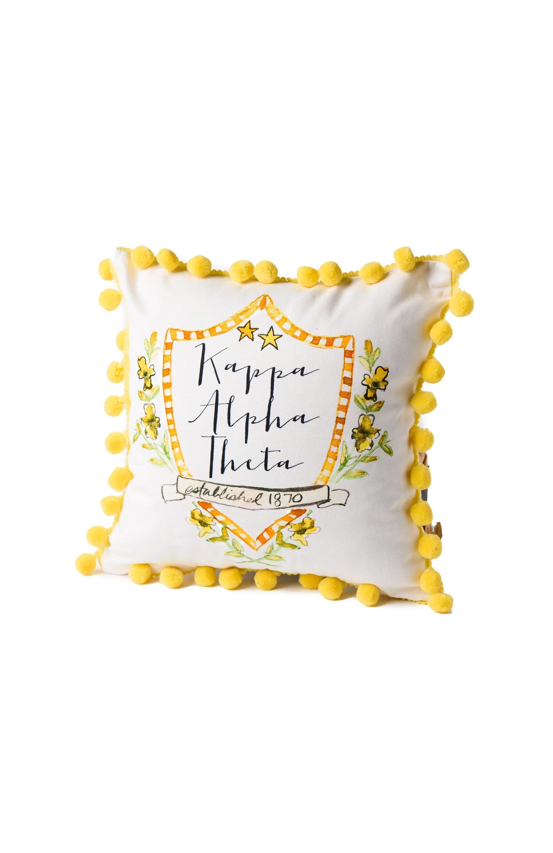 Kappa Alpha Theta Pom Pillow