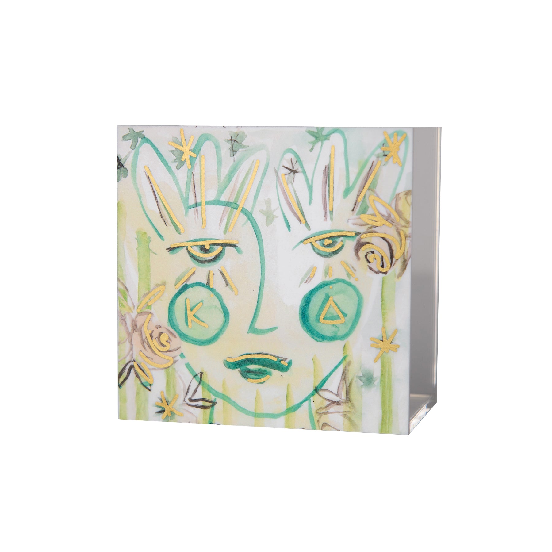 Kappa Delta Sister Acrylic Box 4"x4"