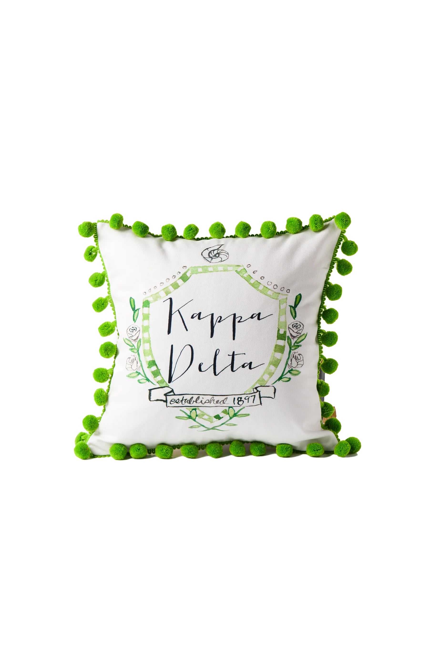 Kappa Delta Pom Pillow