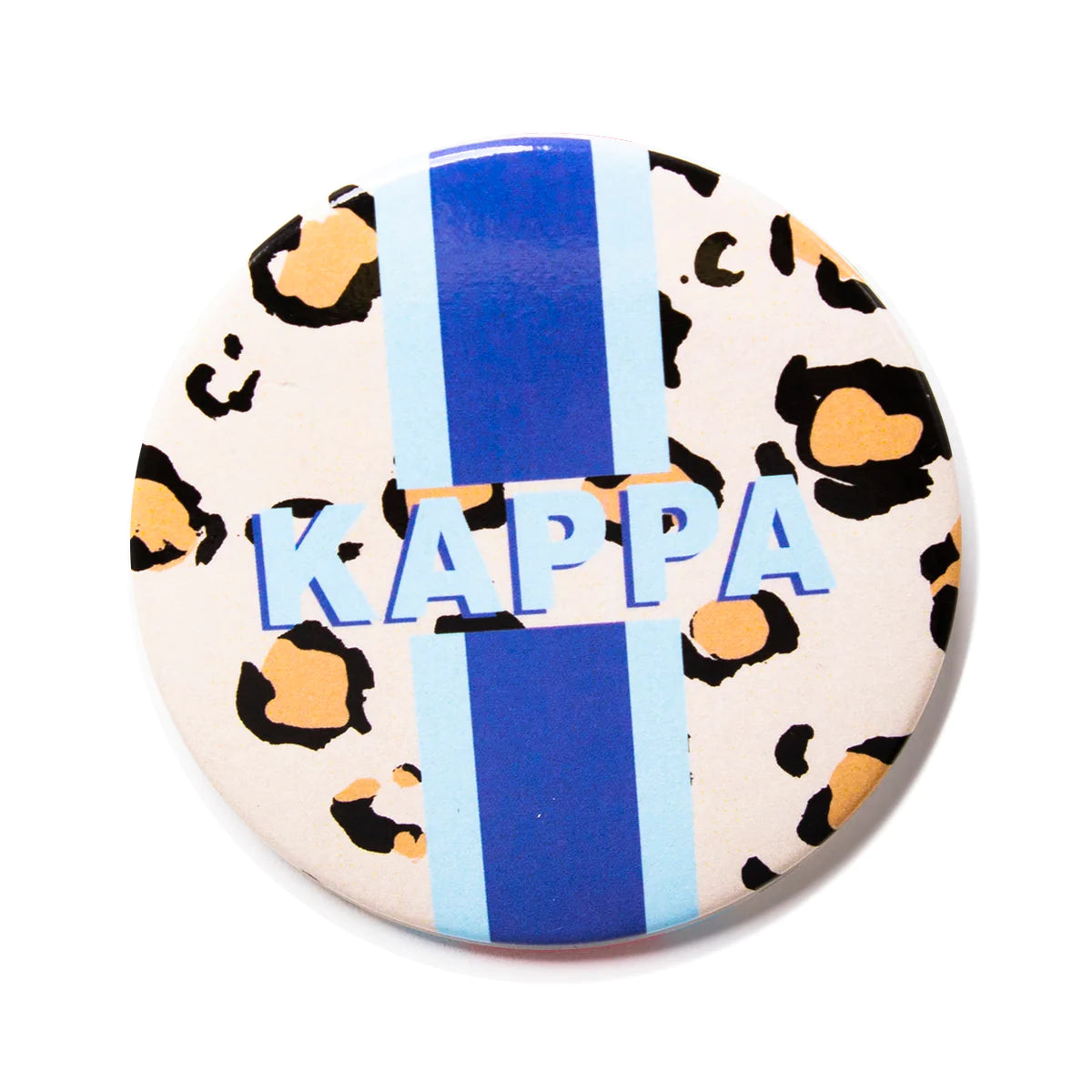 Kappa Kappa Gamma Cheetah Button 3"