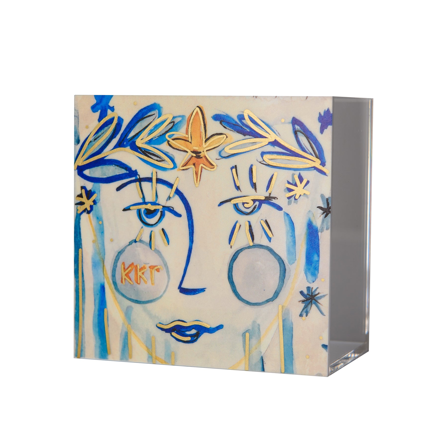 Kappa Kappa Gamma Sister Acrylic Box 4"x4"
