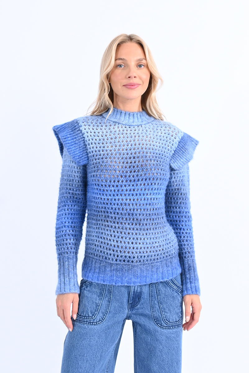 Ombre Crochet Sweater