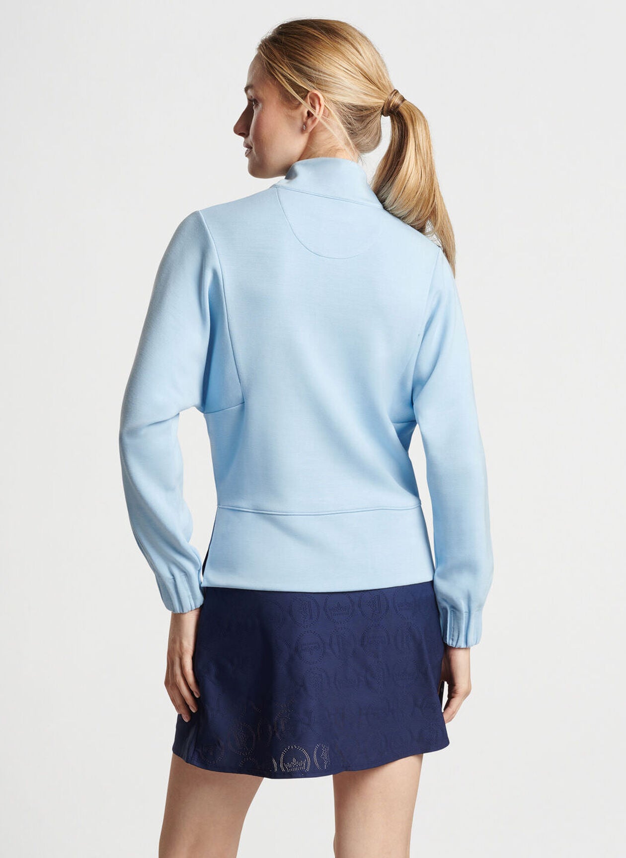 Flora Knit Half-Zip Pullover