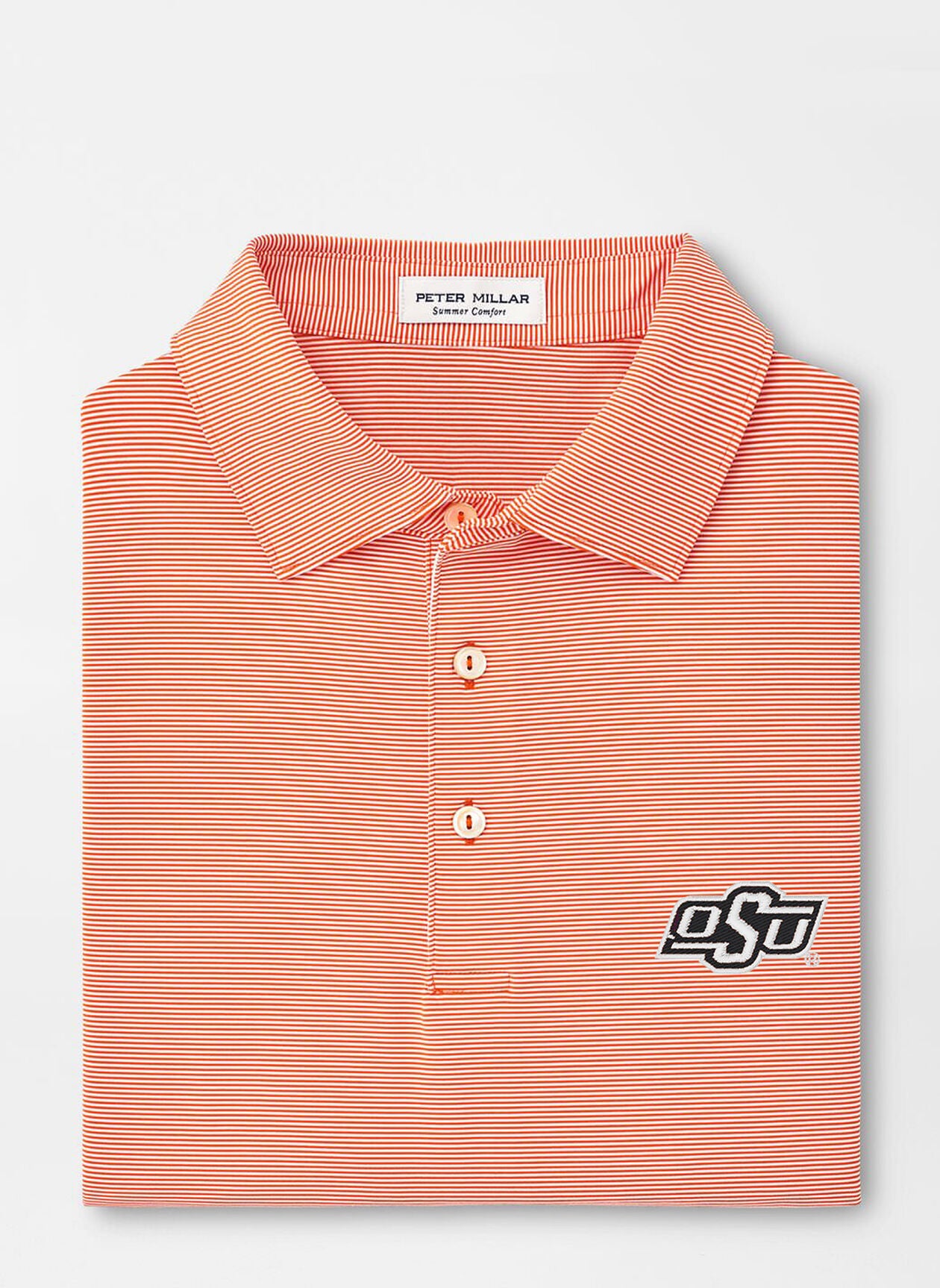 OSU Jubilee Stripe Performance Polo