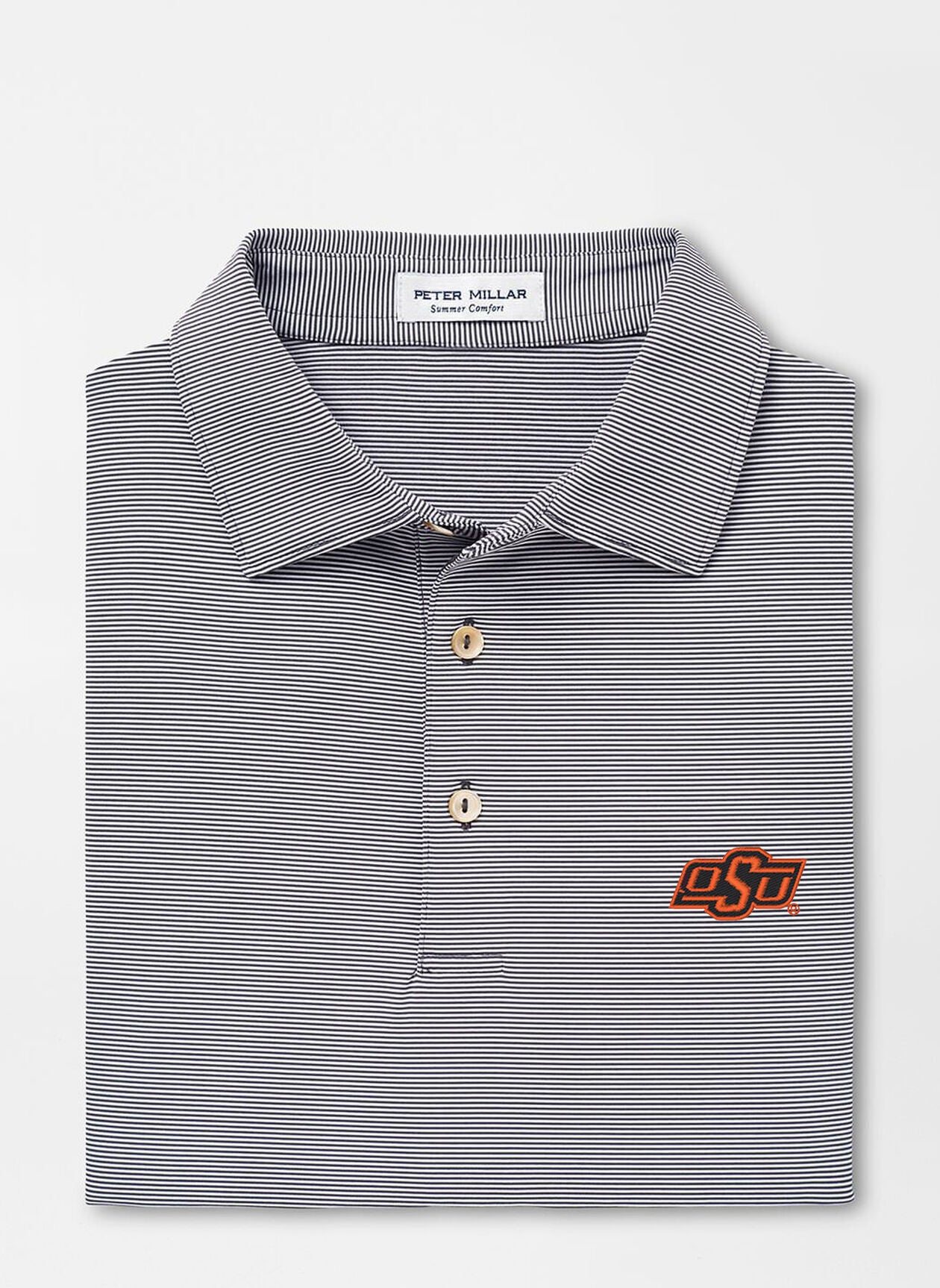 OSU Jubilee Stripe Performance Polo