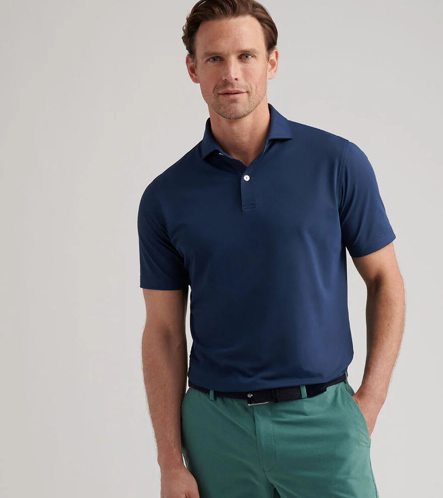 Solid Performance Mesh Polo