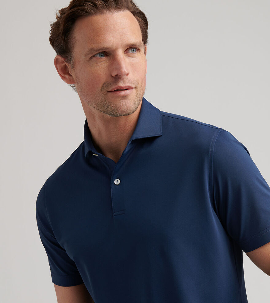 Solid Performance Mesh Polo