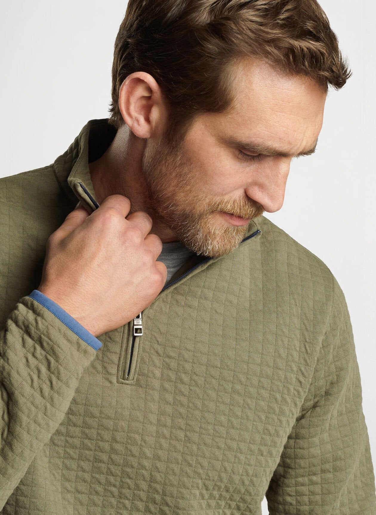 Quad Quilted Quarter-Zip