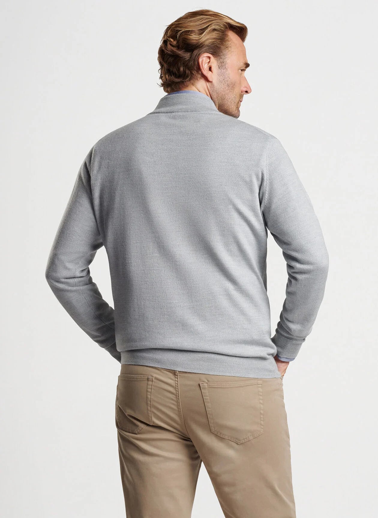 Autumn Crest Suede Trim Quarter-Zip