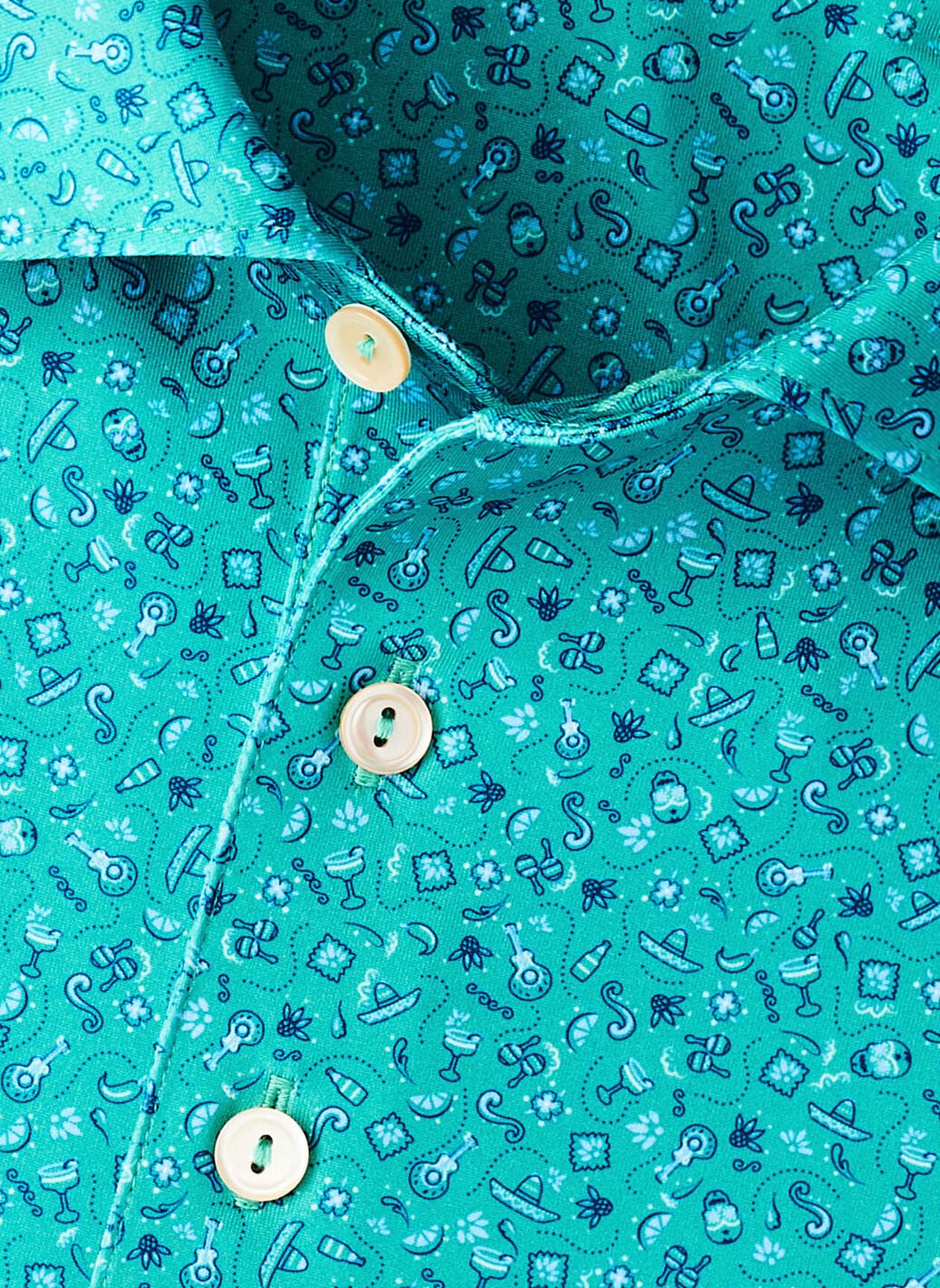 Day of The Dead Performance Jersey Polo