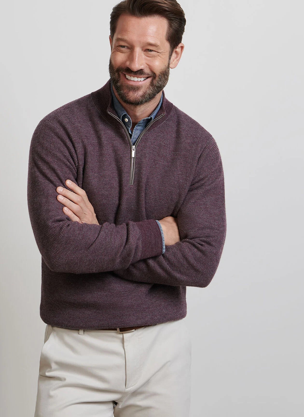 West Quarter-Zip Sweater