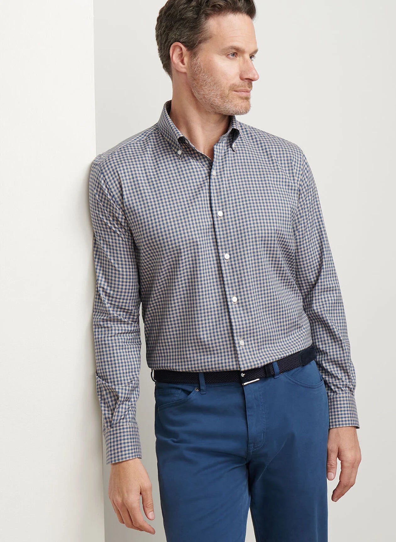 Conway Crown Lite Cotton-Stretch Sport Shirt