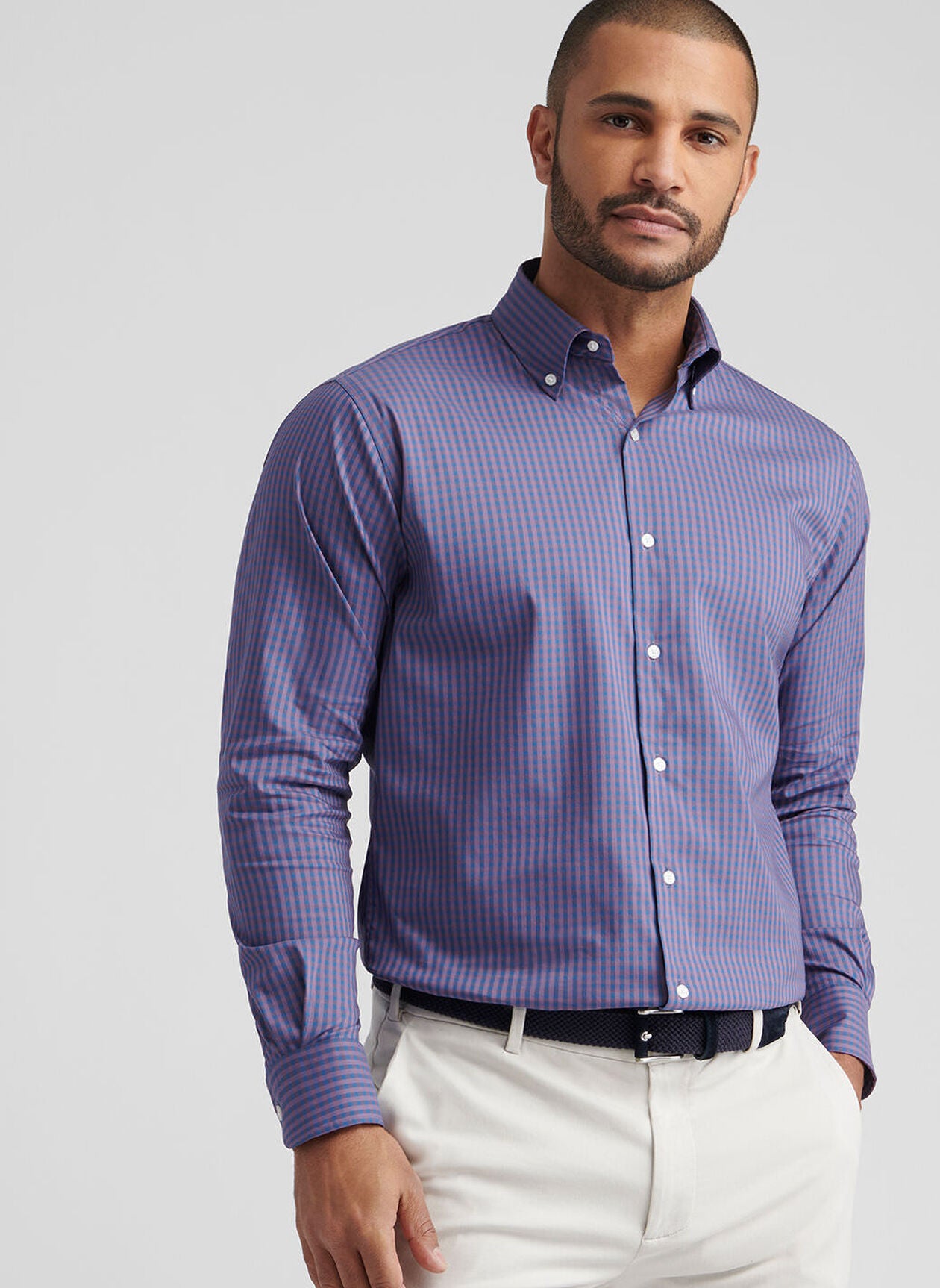 Conway Crown Lite Cotton Stretch Sport Shirt