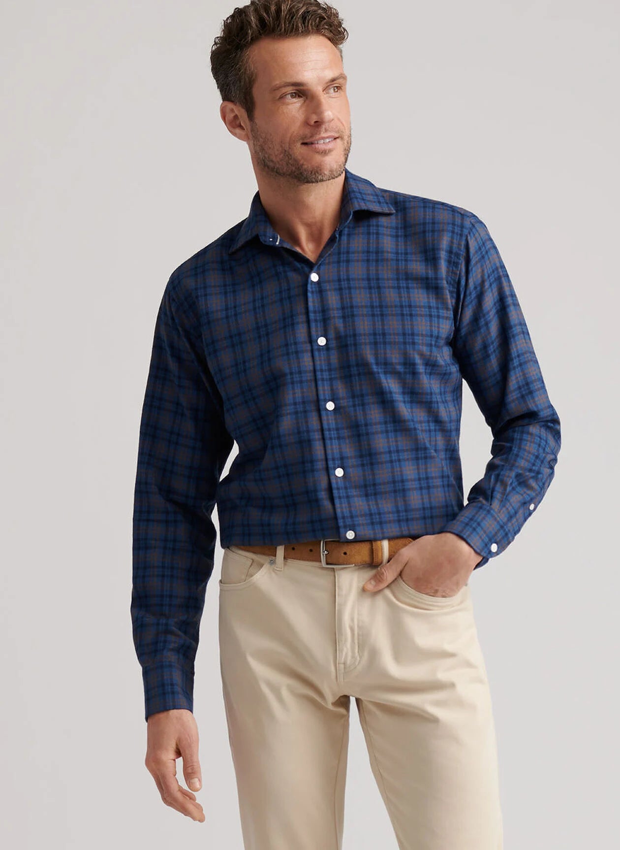 Bar Harbor Performance Flannel Sport Shirt