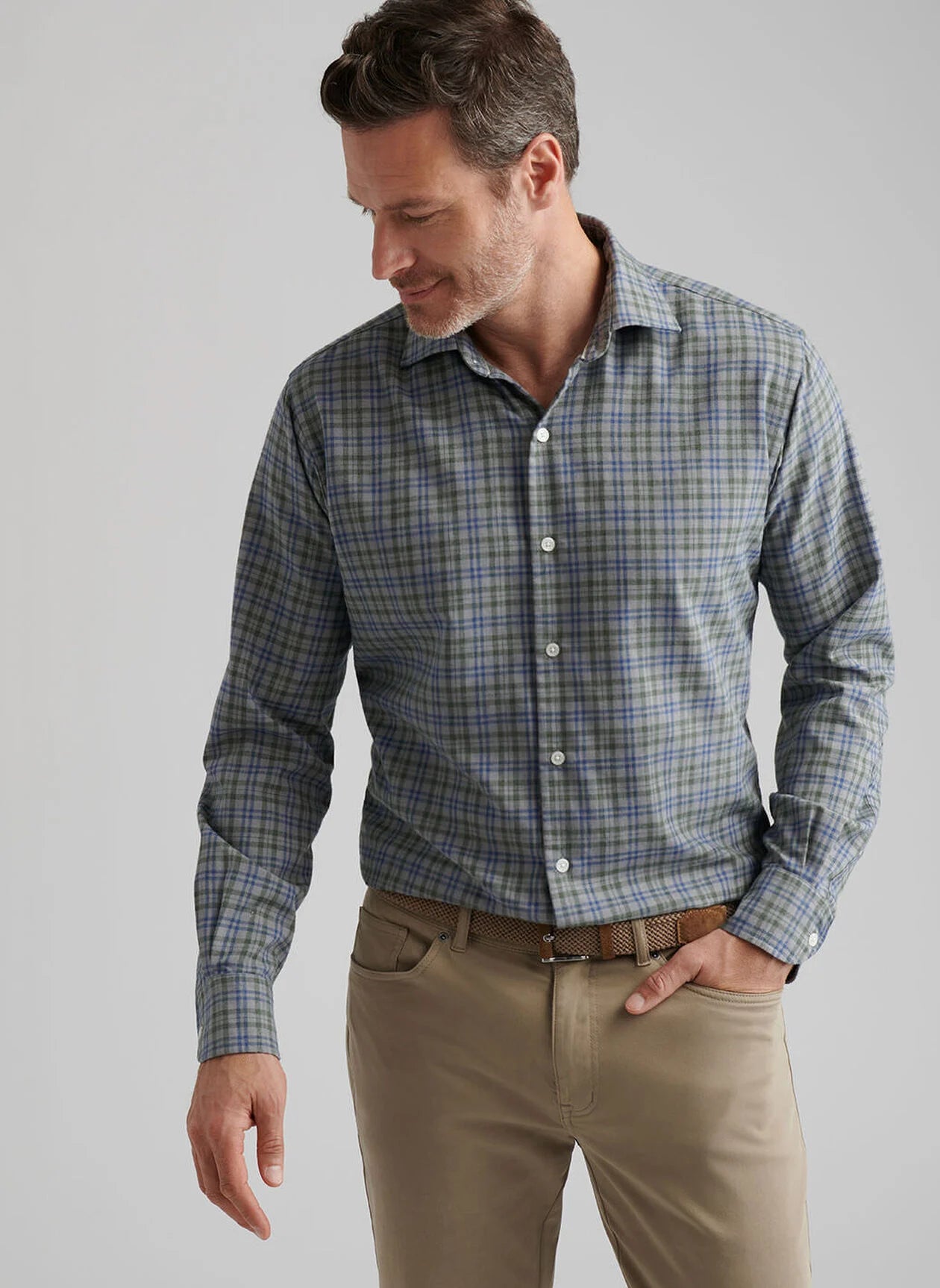 Bar Harbor Performance Flannel Sport Shirt