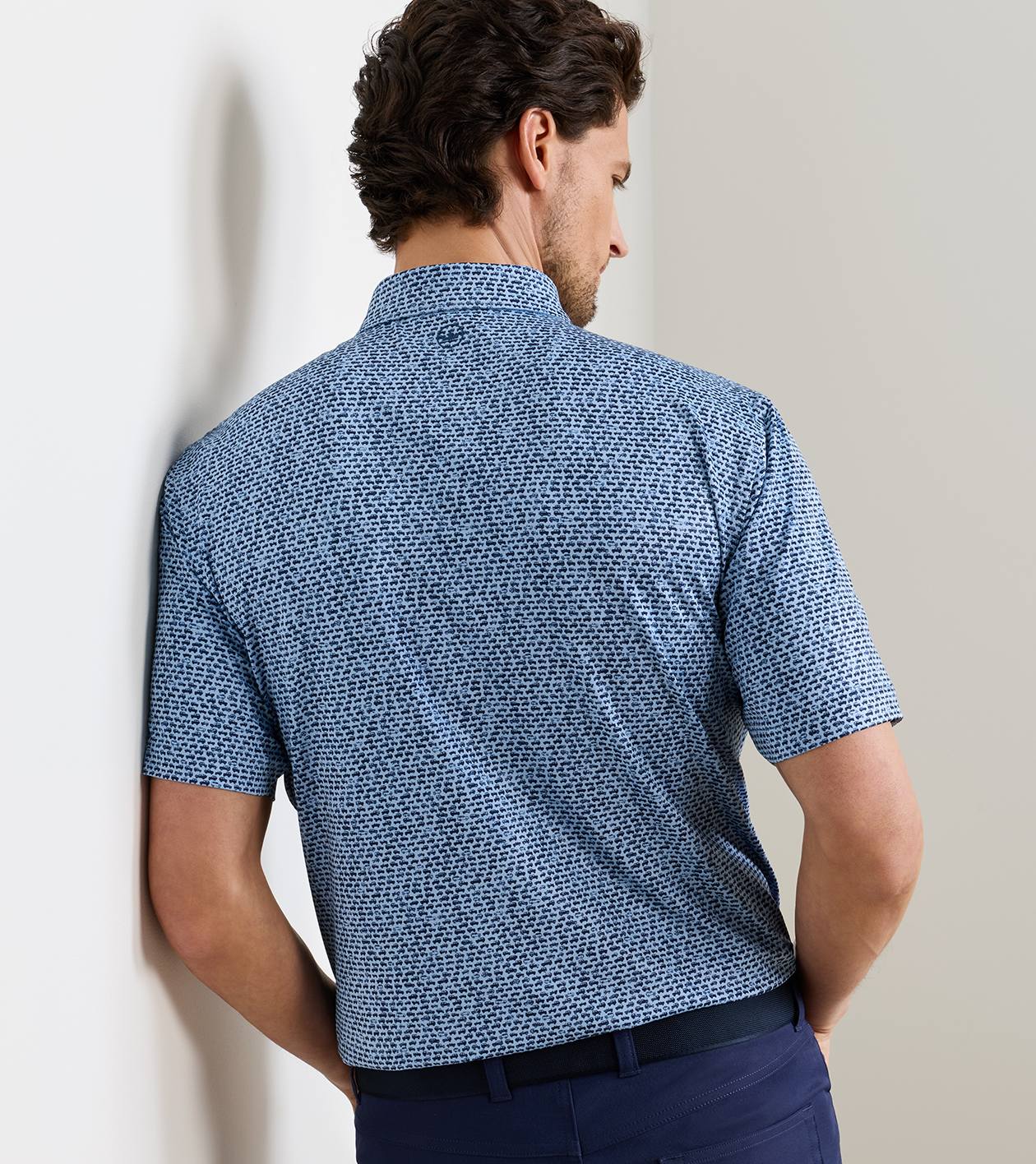 Off-Road Performance Jersey Polo - Sean Self Collar
