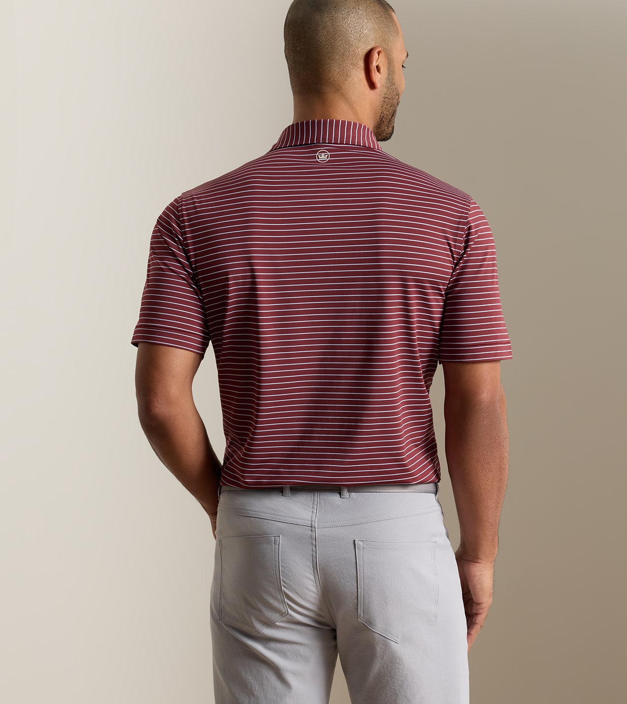 Oaks Performance Jersey Polo - Sean Self Collar